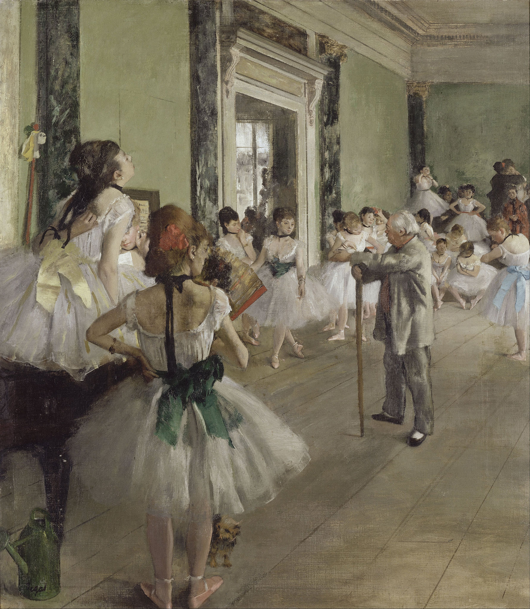 Edgar Degas, La classe di danza (1871-74; olio su tela, 85 x 75 cm; Parigi, Musée d'Orsay)
