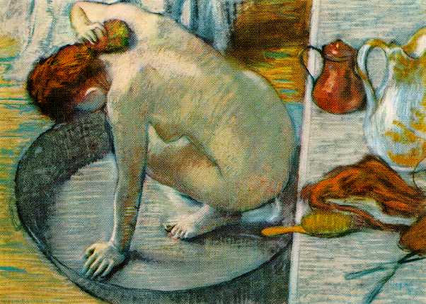 Edgar Degas, Le tub (1886; pastello, 60 x 83 cm; Parigi, Musée d'Orsay)
