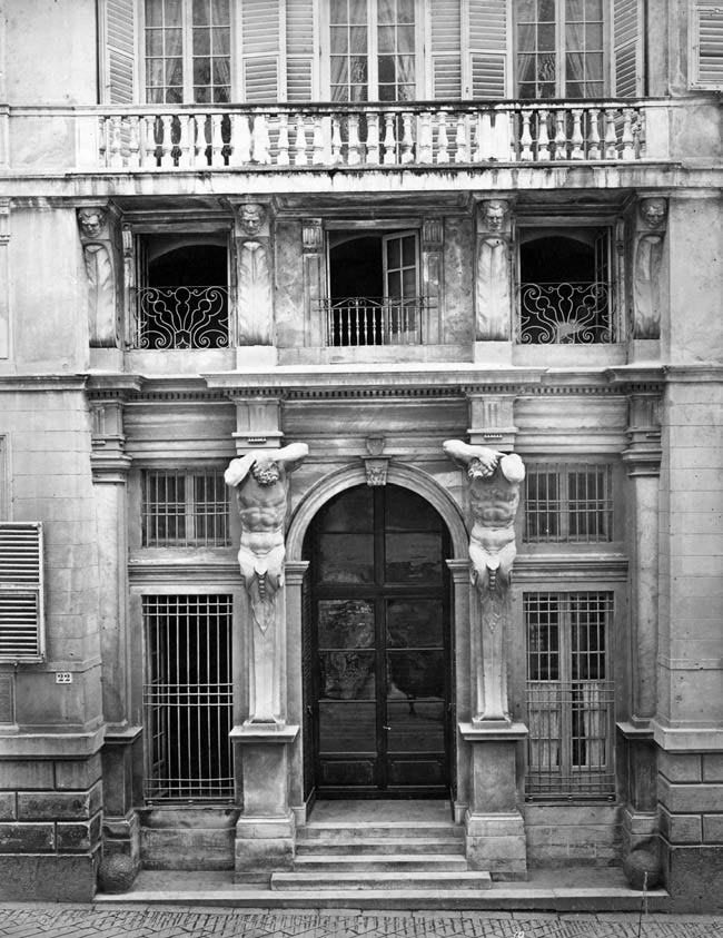 Facciata di Palazzo Brignole Durazzo alla Meridiana. Foto di Laura Guida
