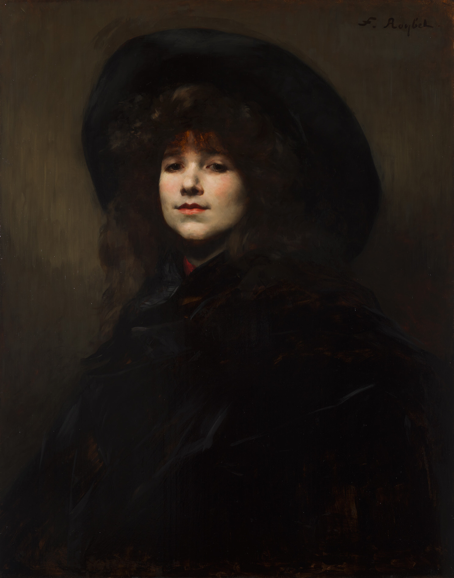 Ferdinand Roybet, Ritratto di Juana Romani (s.d. [1890]; olio su tavola; Courbevoie, Musée Roybet Fould, inv. 2020.4). Foto di Franck Boucourt
