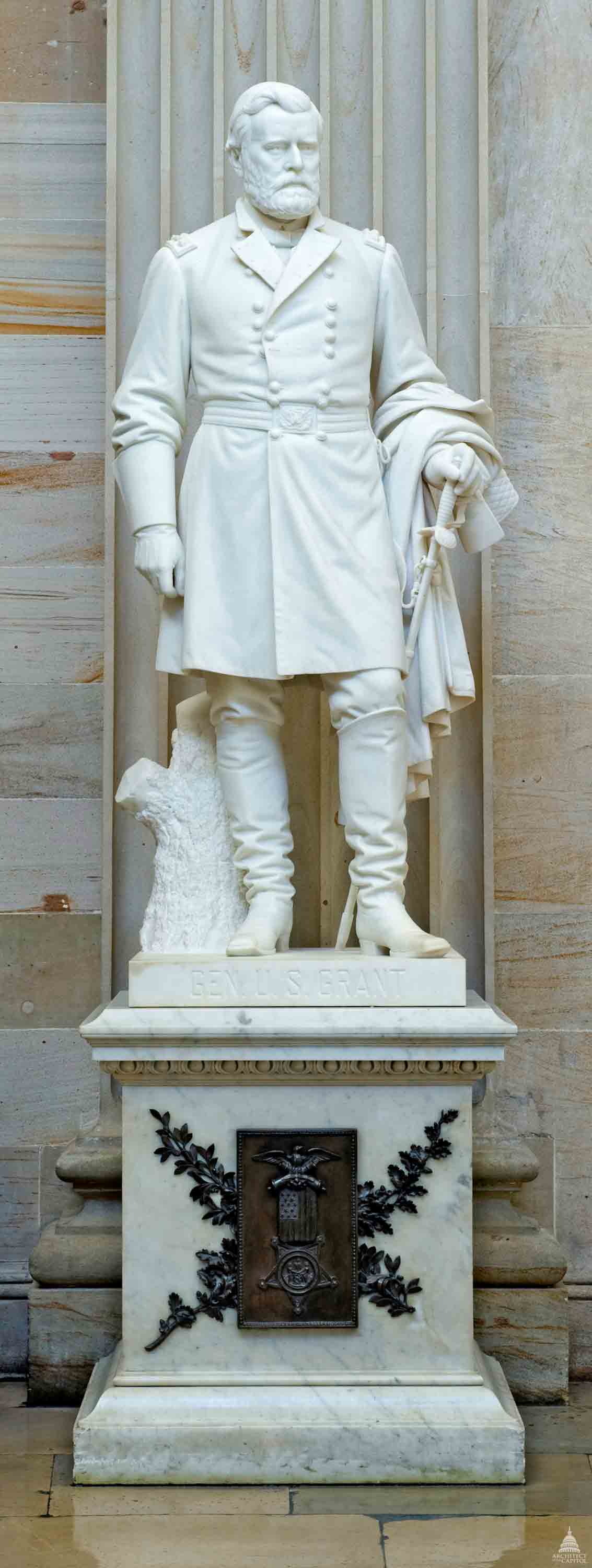 Franklin Simmons, Monumento a Ulysses Grant (1899; marmo; Washington, Campidoglio)
 Franklin Simmons, Monumento a Ulysses Grant (1899; marmo; Washington, Campidoglio)