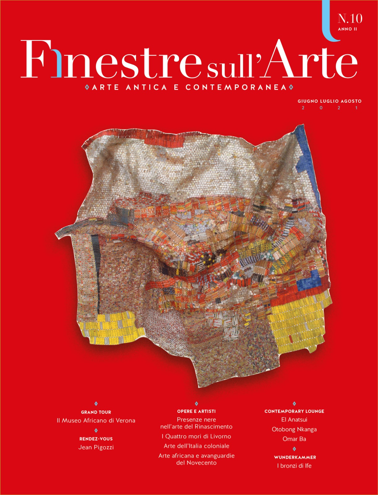 La copertina del numero 10 di Finestre sull'Arte on paper

