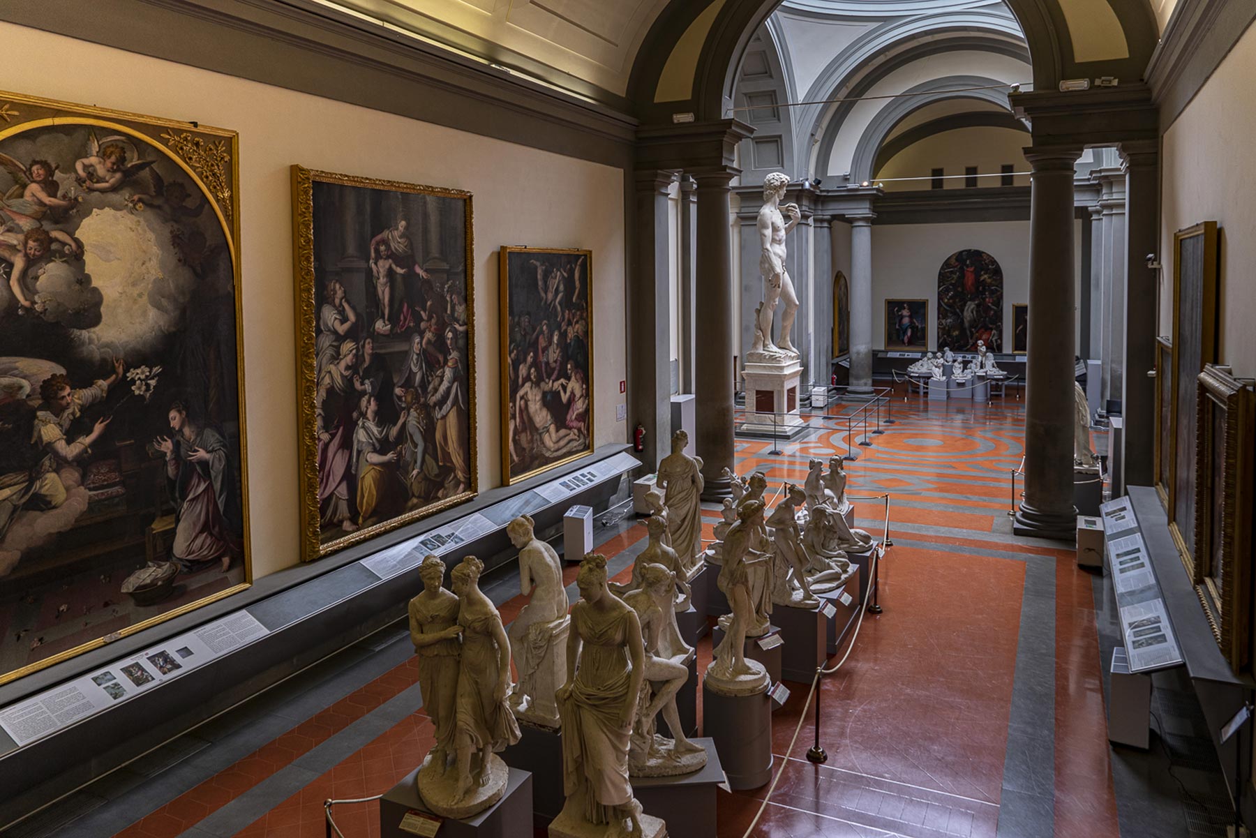 I nuovi allestimenti della Galleria dell'Accademia. Ph. Credit Guido Cozzi
