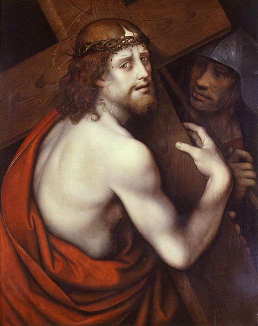 Giovan Pietro Rizzoli known as Giampietrino, Christ Carrying the Cross (c. 1520; oil on panel, 74 x 59 cm; Milan, Museo Diocesano)
