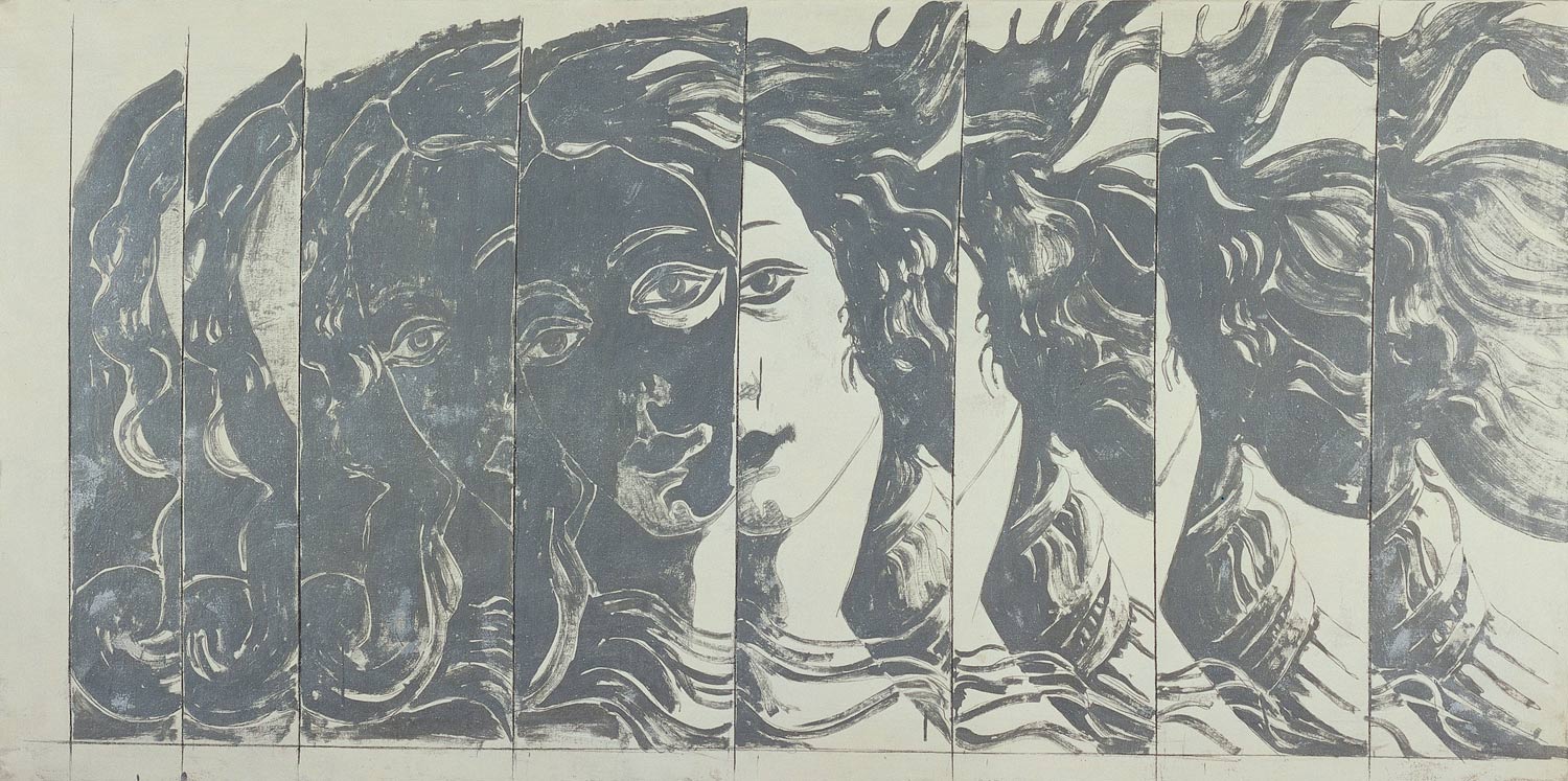 Giosetta Fioroni, Particolare della nascita di Venere (1965; Collezione Intesa Sanpaolo)
