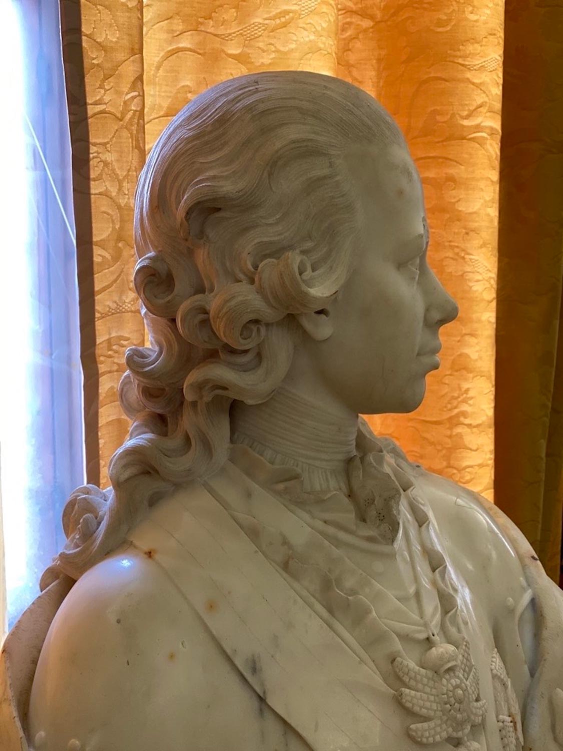 Giovanni Antonio Cybei, Busto di Pietro Leopoldo Granduca di Toscana (1771; marmo, 77 x 70 x 45 cm; Pisa, Museo Nazionale di Palazzo Reale)
 Giovanni Antonio Cybei, Busto di Pietro Leopoldo Granduca di Toscana (1771; marmo, 77 x 70 x 45 cm; Pisa, Museo Nazionale di Palazzo Reale)