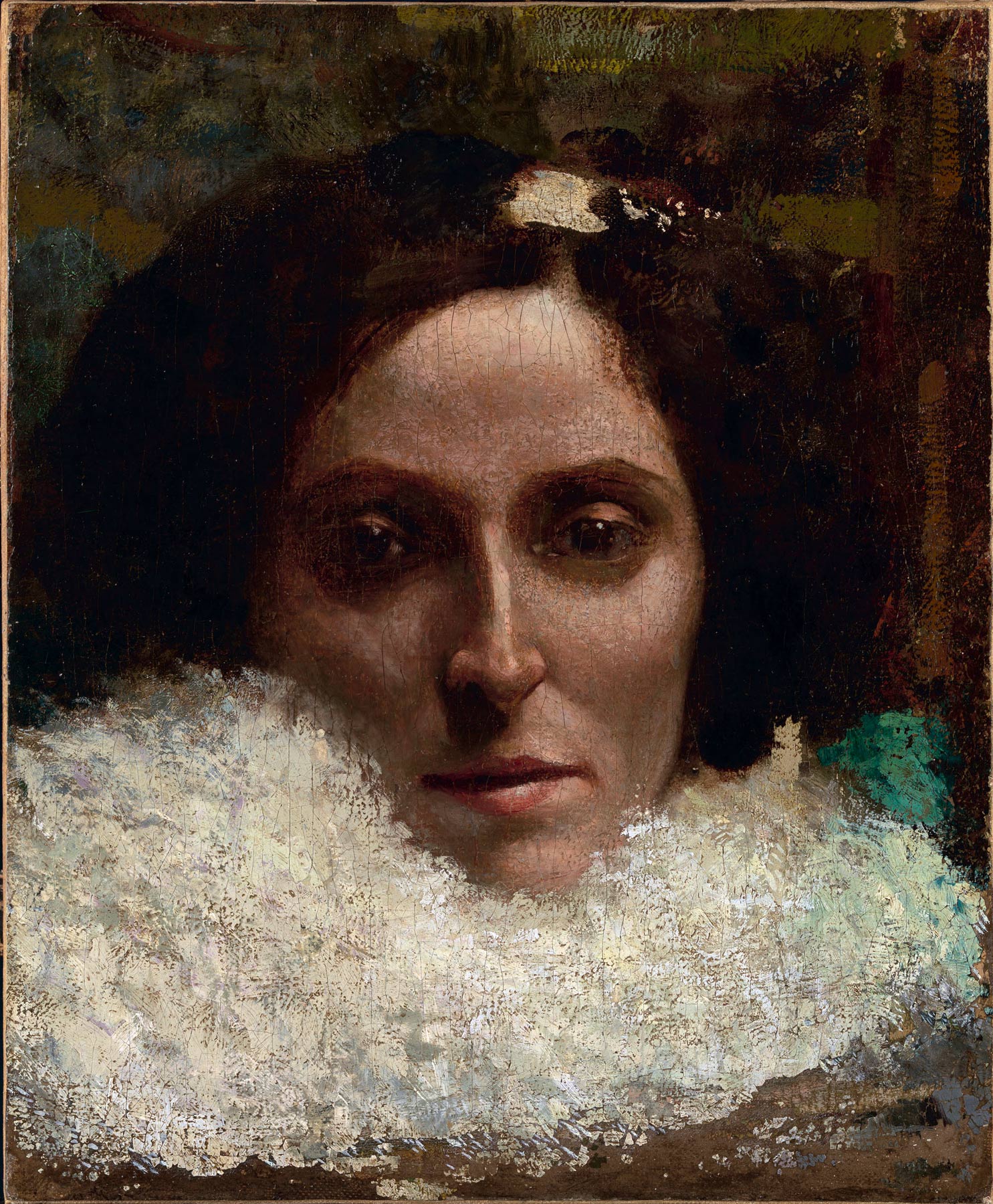 Giovanni Segantini, Ritratto di Leopoldina Grubicy (1880; olio su tela; Winterthur, Stiftung für Kunst, Kultur und Geschichte)
