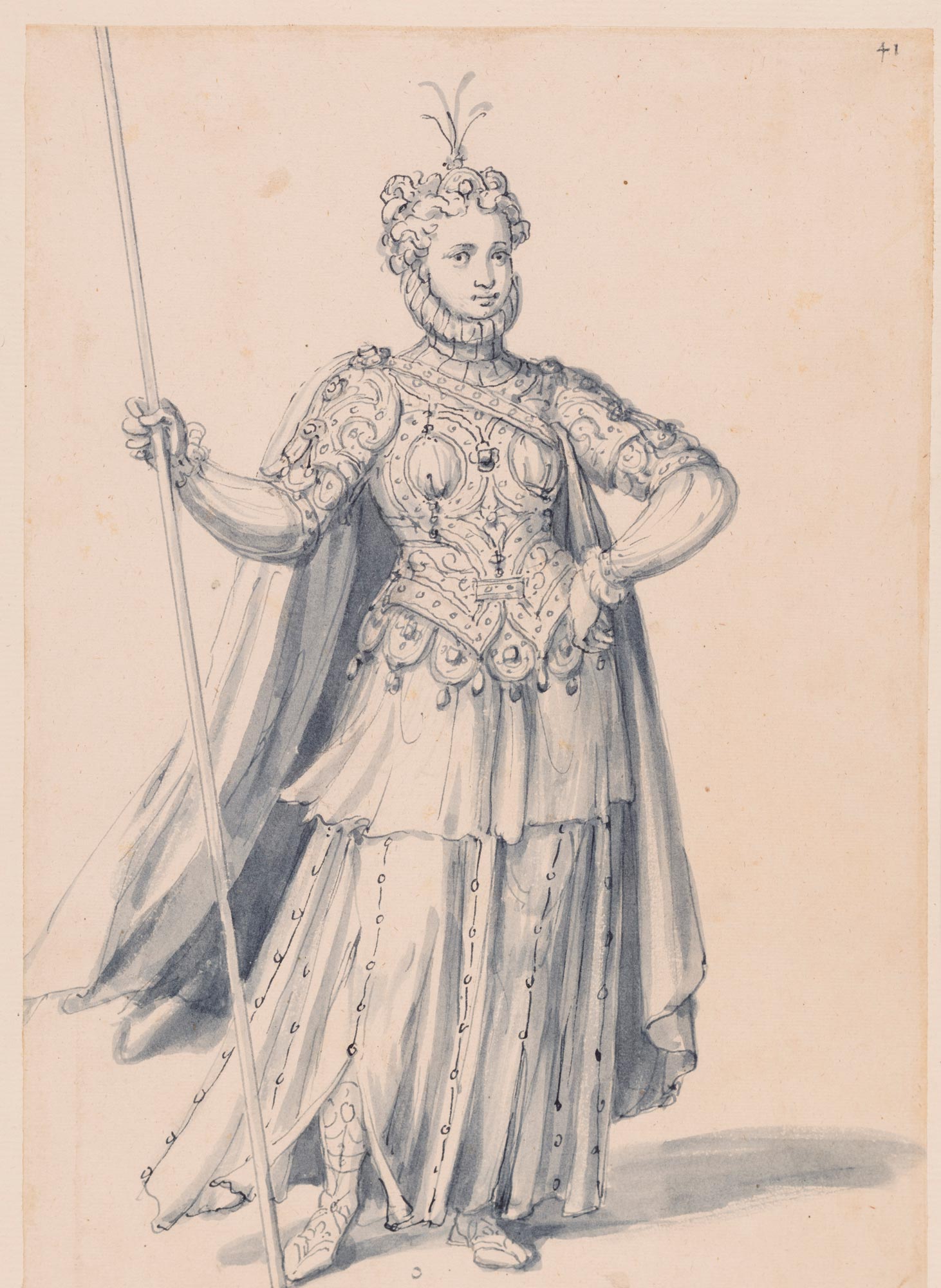 Giuseppe Arcimboldo, Costume per mascherata (Firenze, Gabinetto Disegni e Stampe degli Uffizi)
 Giuseppe Arcimboldo, Costume per mascherata (Firenze, Gabinetto Disegni e Stampe degli Uffizi)