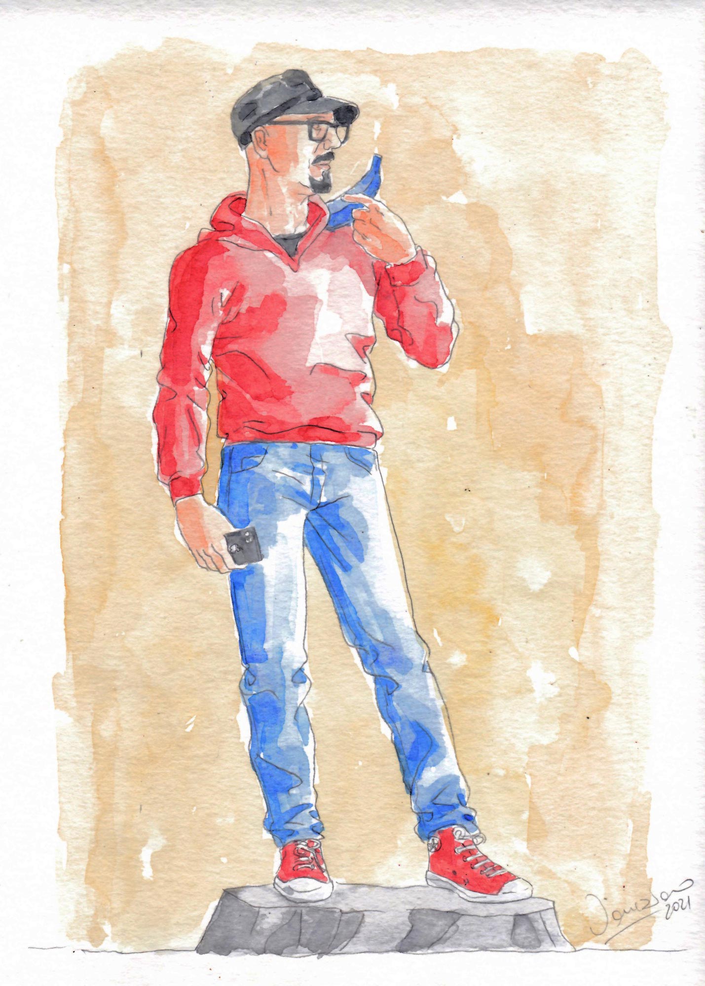 Giuseppe Veneziano, New Renaissance (2021; bozzetto per scultura)
