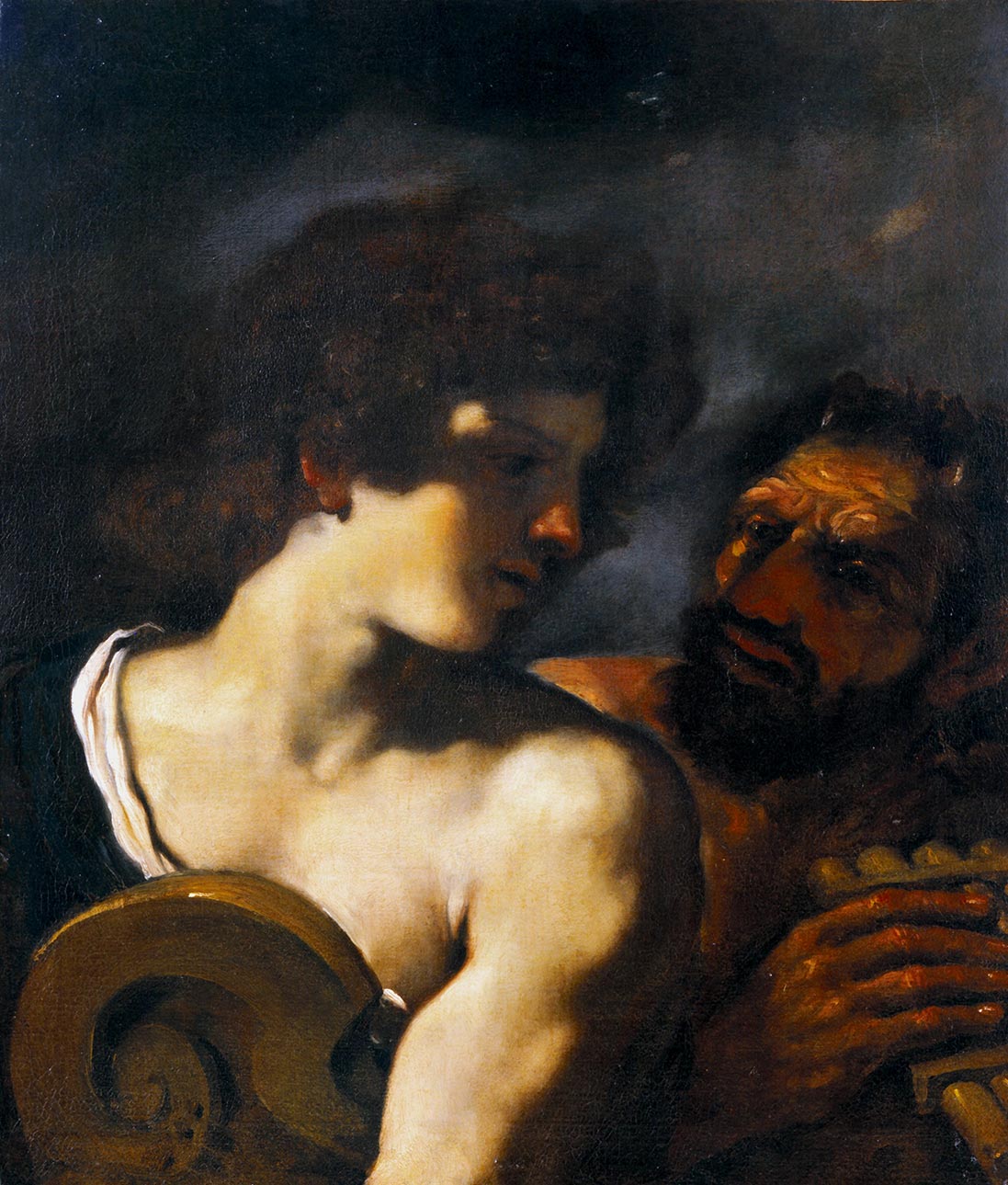 Giovanni Francesco Barbieri detto il Guercino, Apollo e Marsia (olio su tela, 67 x 58,8 cm; Modena, Collezione BPER Banca)
