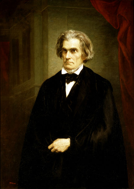 Henry F. Darby, Ritratto di John C. Calhoun (1858 circa; olio su tela, 126,4 x 90,5 cm; Washington, Campidoglio)
 Henry F. Darby, Ritratto di John C. Calhoun (1858 circa; olio su tela, 126,4 x 90,5 cm; Washington, Campidoglio)