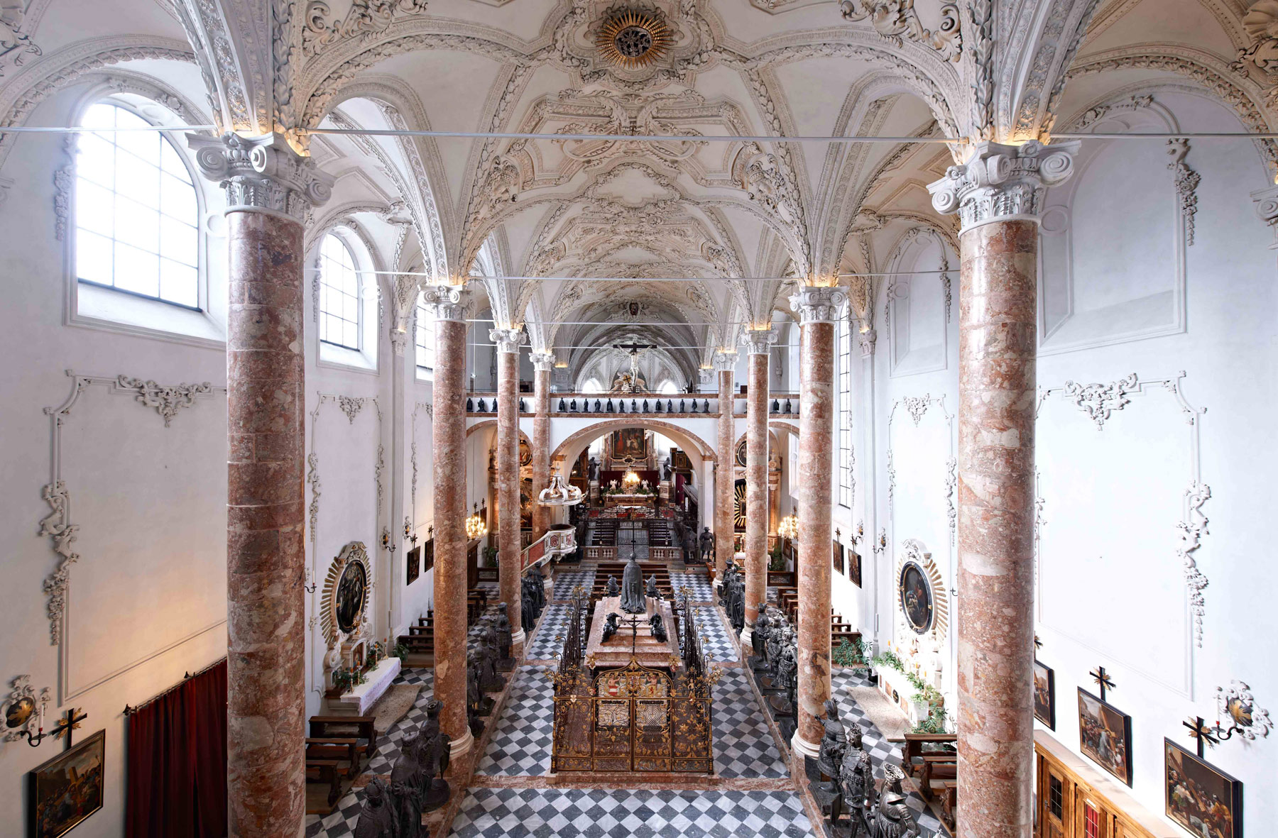 The Hofkirche with the tomb of Maximilian I in the center. Photo by Alexander Haiden