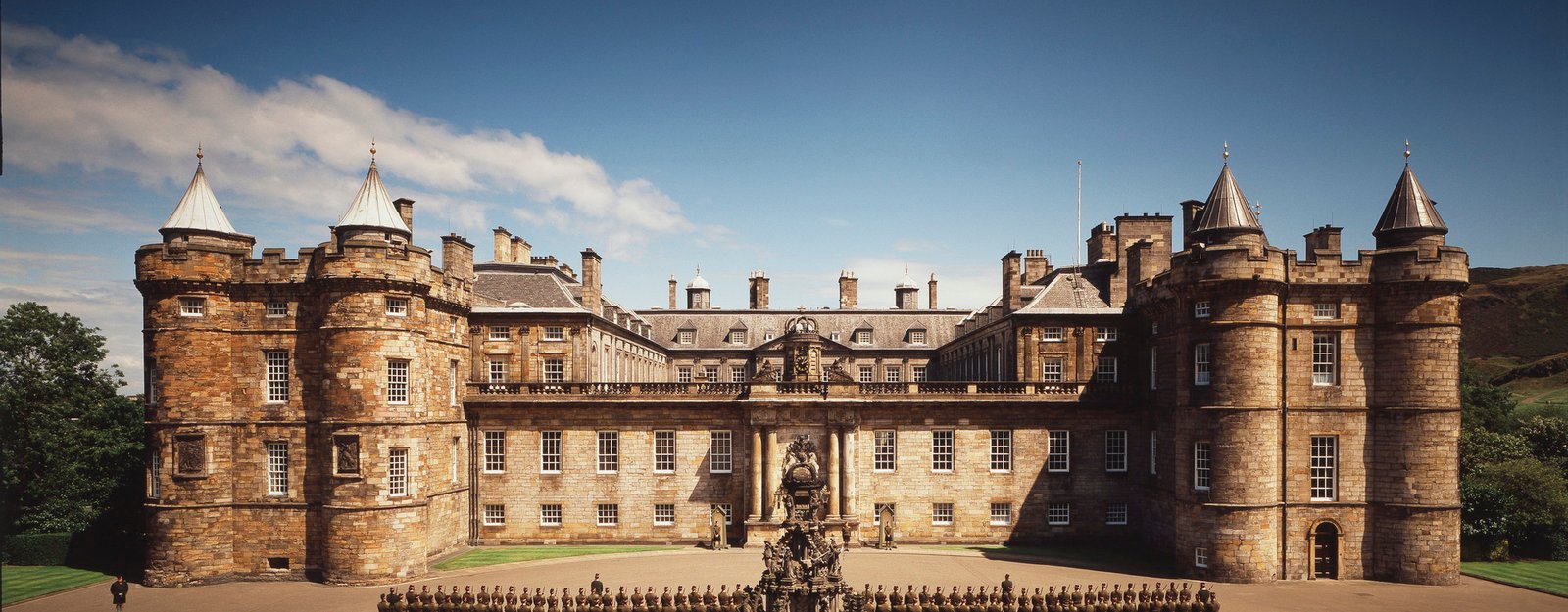 Holyroodhouse. Foto Royal Collection Trust
