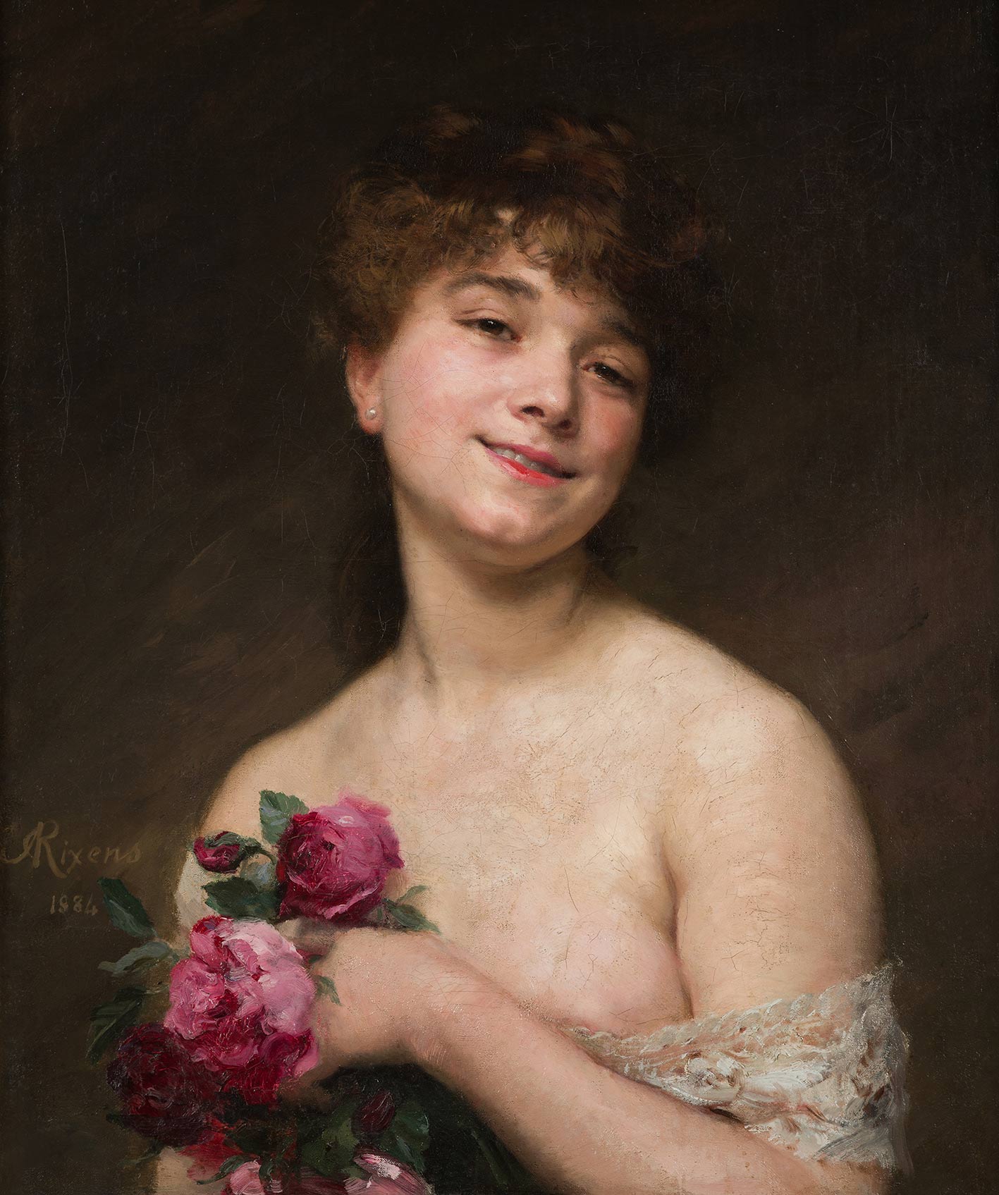 Jean-Andre? Rixens, Coquetterie [Ritratto di Juana Romani] (1884; olio su tela, Saint-Gaudens, Muse?e des arts & figures des Pyre?ne?es centrales). Foto di Franc?ois Pons
