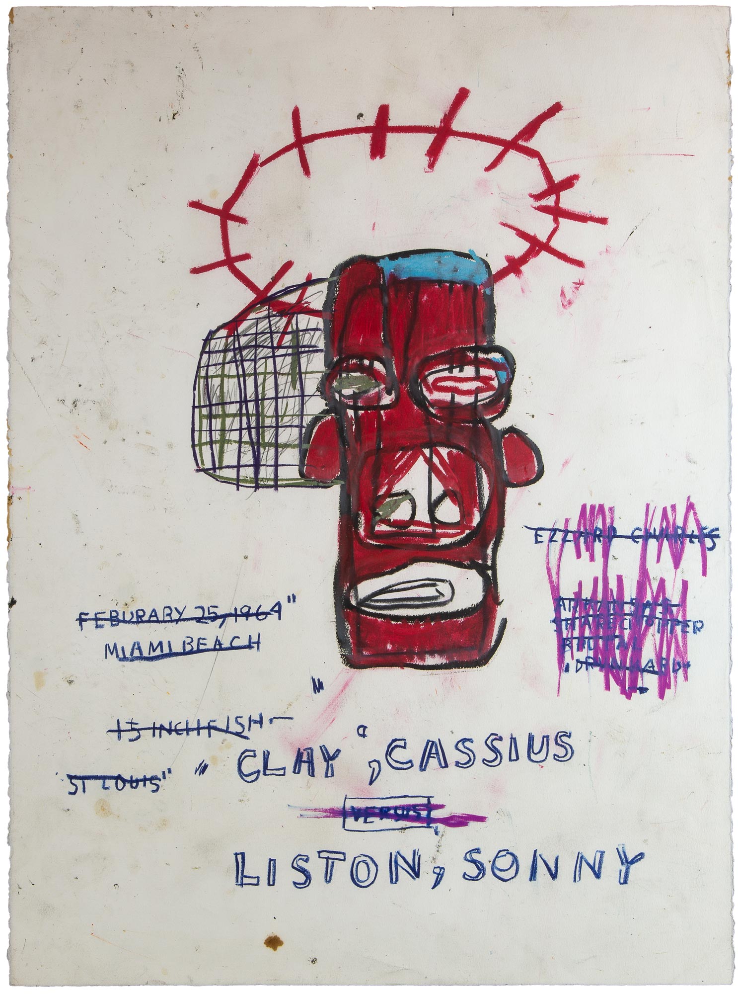 Jean-Michel Basquiat, Clay Liston (1983; pastello su carta; Collezione privata)
 Jean-Michel Basquiat, Clay Liston (1983; pastello su carta; Collezione privata)