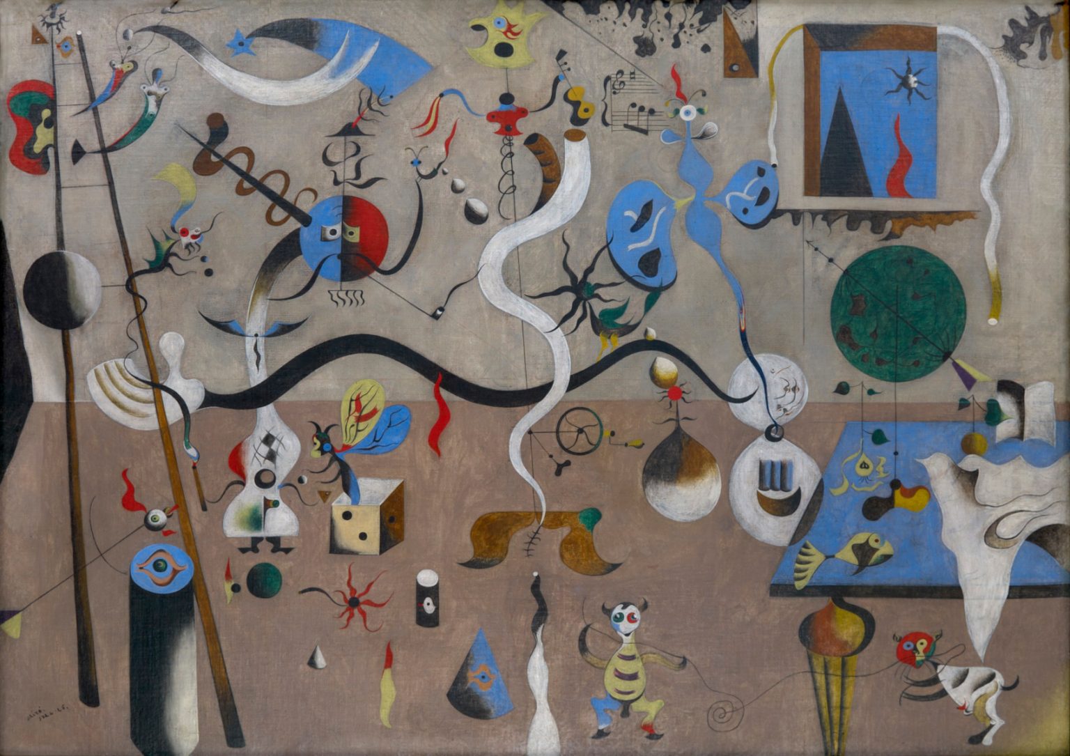 Joan Miró, Il Carnevale di Arlecchino (1924; olio su tela, 66 x 93 cm; Buffalo, Albright-Knox Art Gallery)