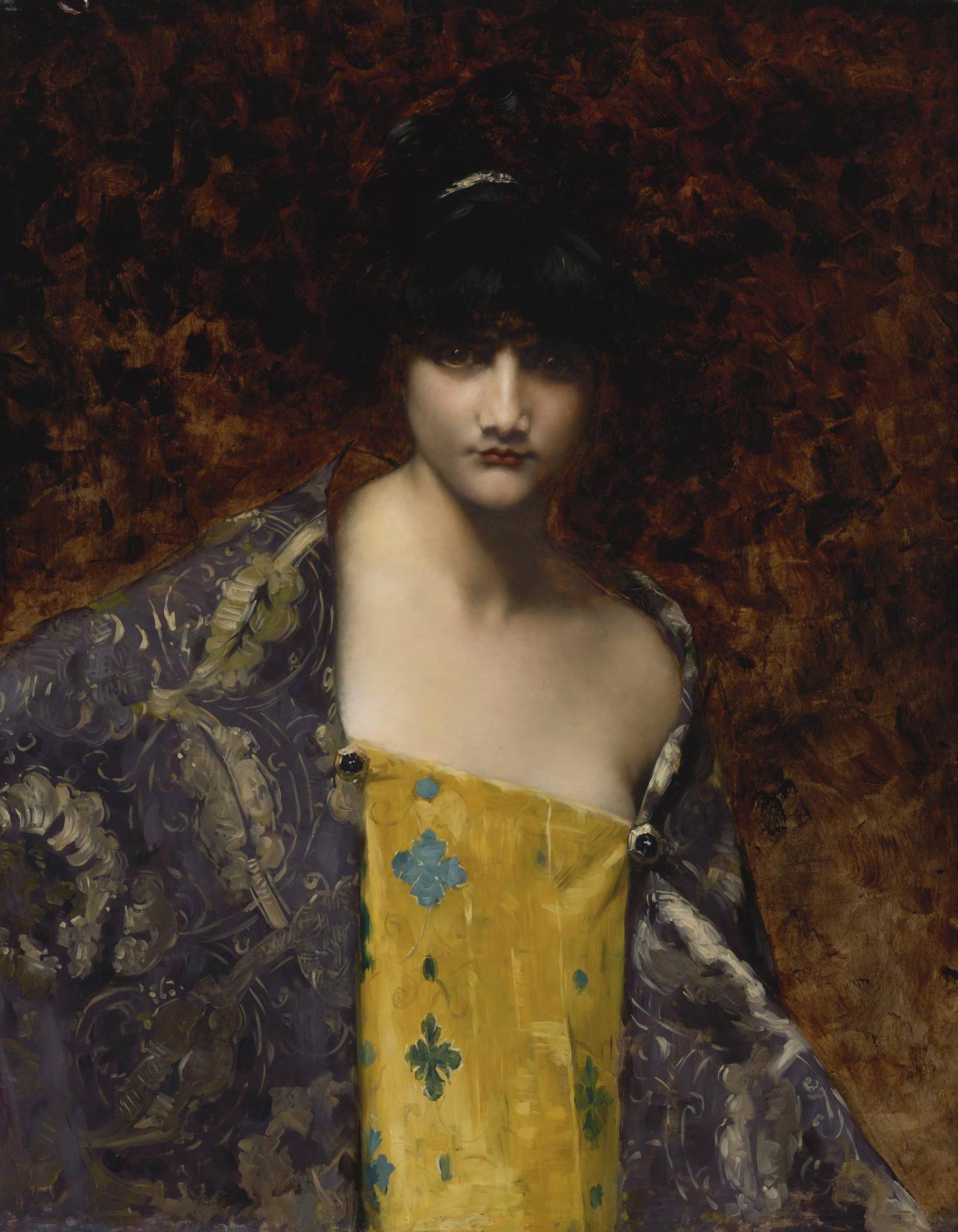 Juana Romani, La Fille de Théodora (1893; olio su tavola; Parigi,collezione privata)
