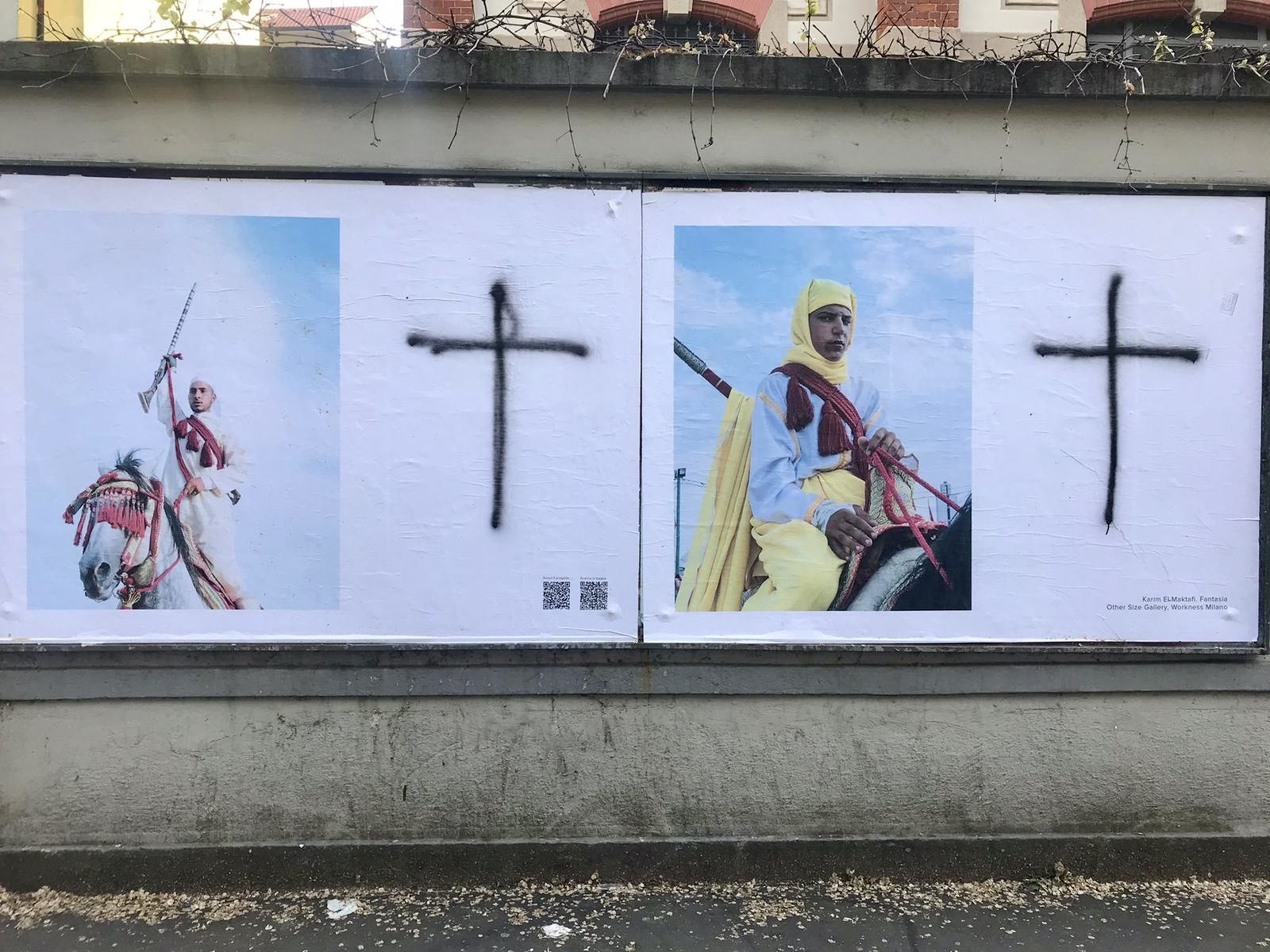 Prima, opera imbrattata
