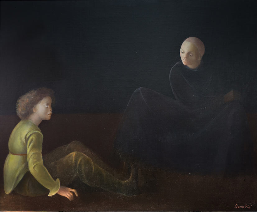 Leonor Fini, Luna (1982; olio su tela, 60x73 cm; Trieste, Collezione privata) © Marianna Accerboni
 Leonor Fini, Luna (1982; olio su tela, 60x73 cm; Trieste, Collezione privata) © Marianna Accerboni