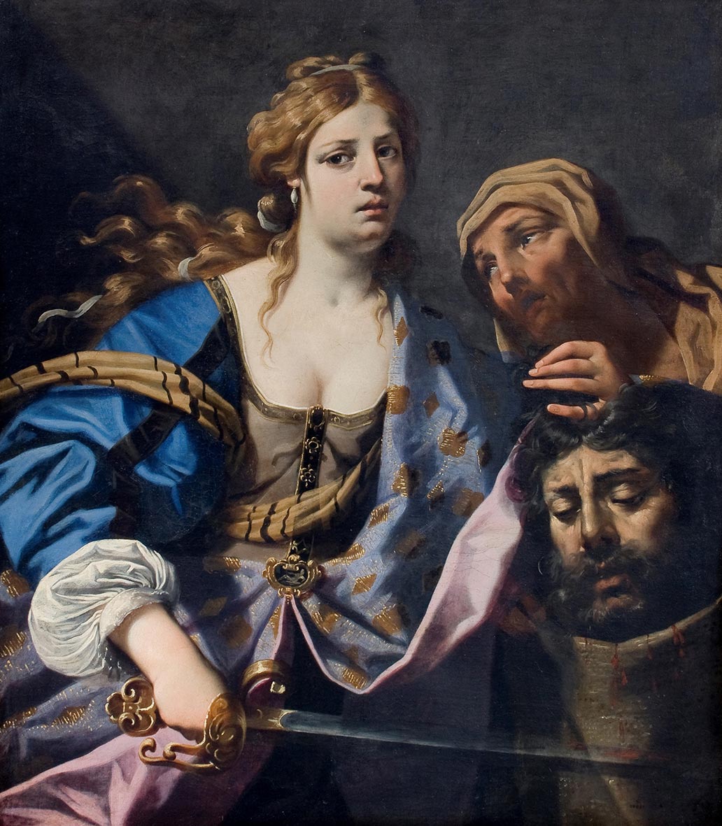 Luca Ferrari, Giuditta con la testa di Oloferne (olio su tela, 116 x 101 cm; Modena, Museo Civico d’Arte, inv. Ser. 13)
