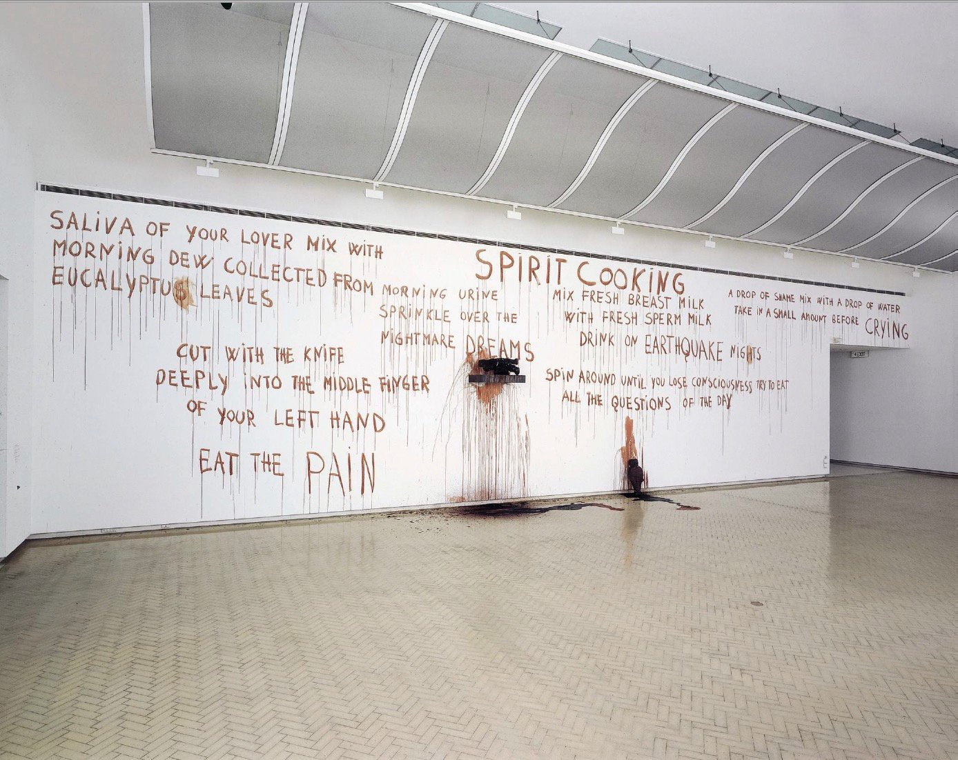 Marina Abramović, Spirit Cooking (1996; performance)
 Marina Abramović, Spirit Cooking (1996; performance)