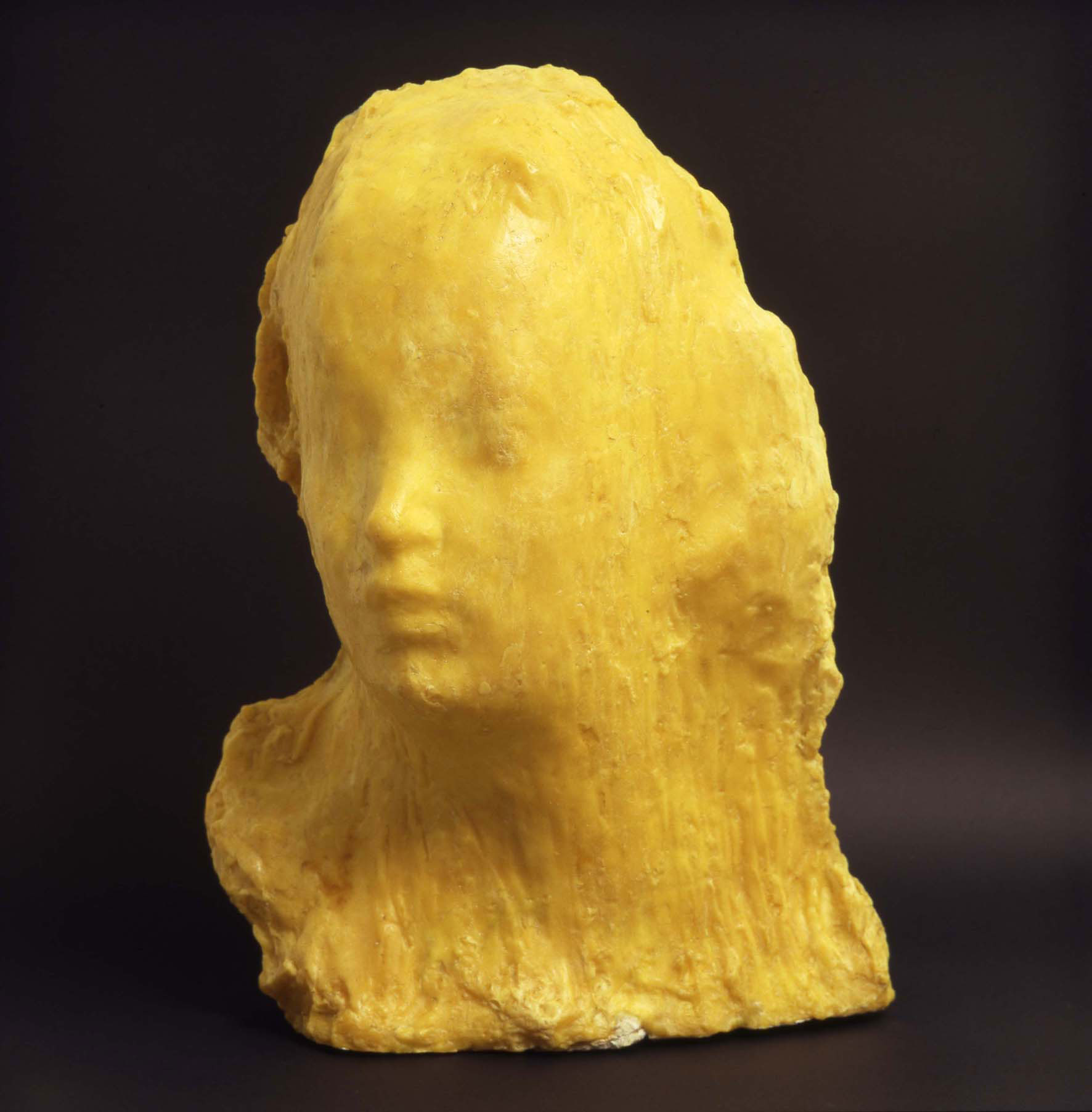 Medardo Rosso, Ecce Puer (1906 circa; cera, 47 x 34 x 20 cm). Presentato da Galleria Russo
