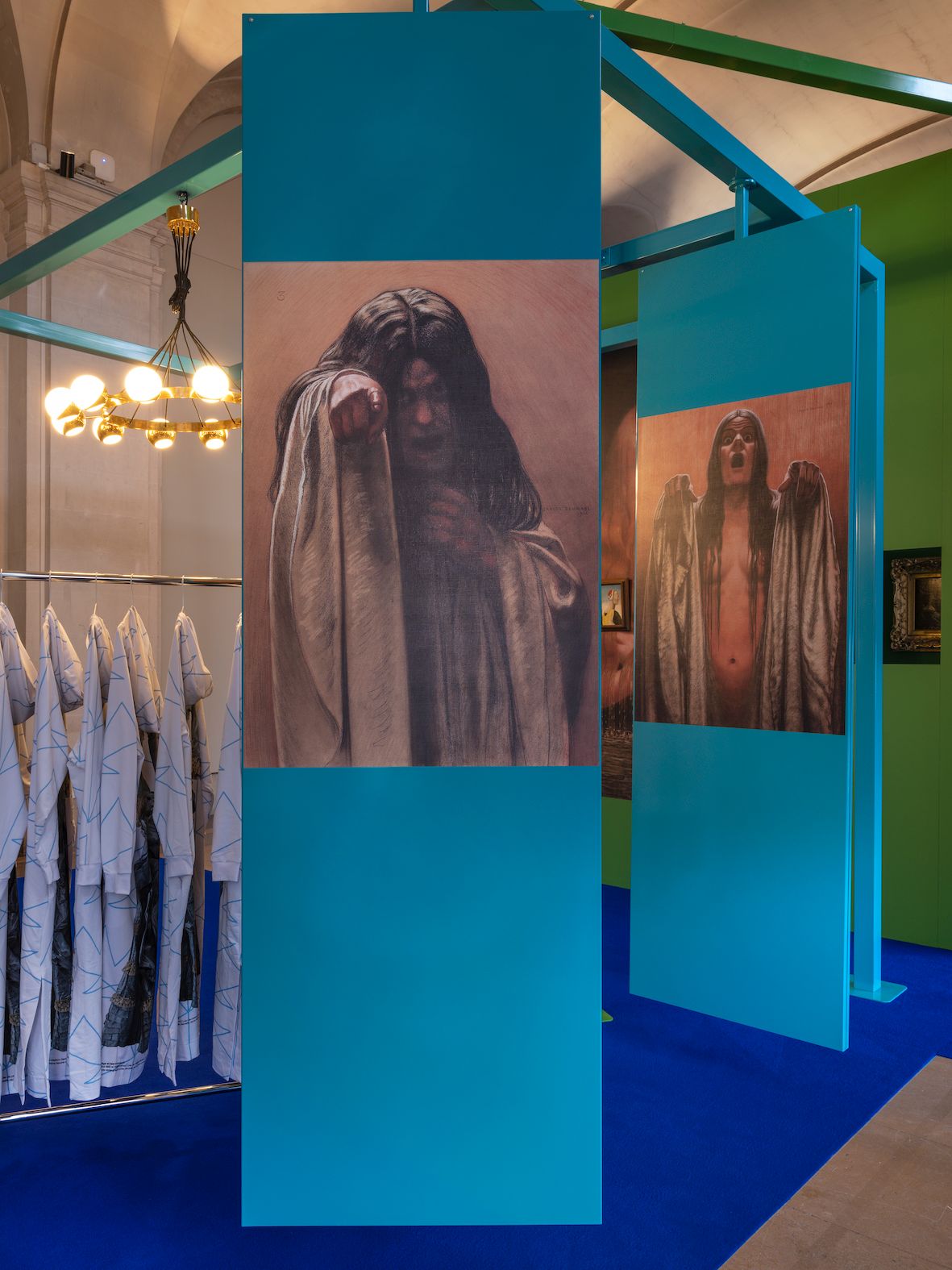 Allestimenti della mostra Marcher sur l'eau. Ph. Credit Julien Gremaud
