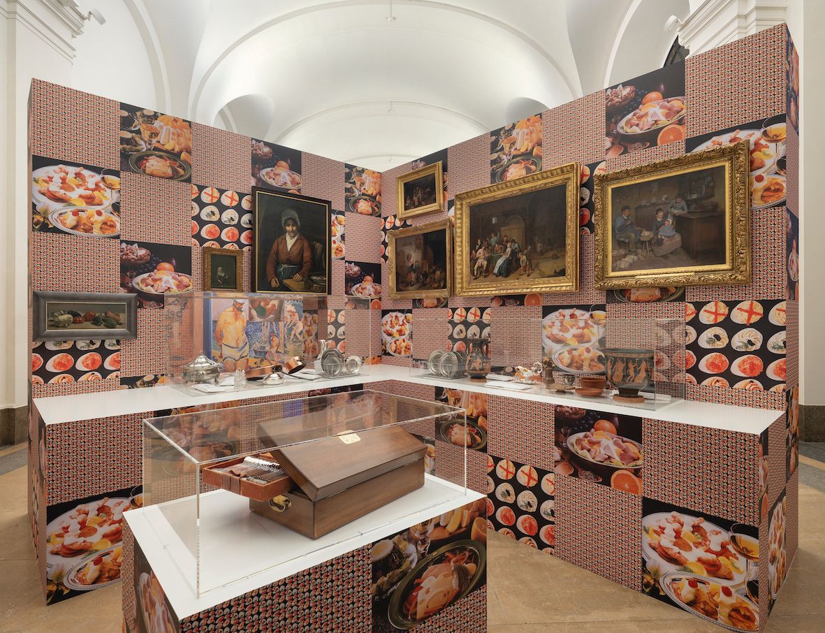 Allestimenti della mostra Marcher sur l'eau. Ph. Credit Julien Gremaud
