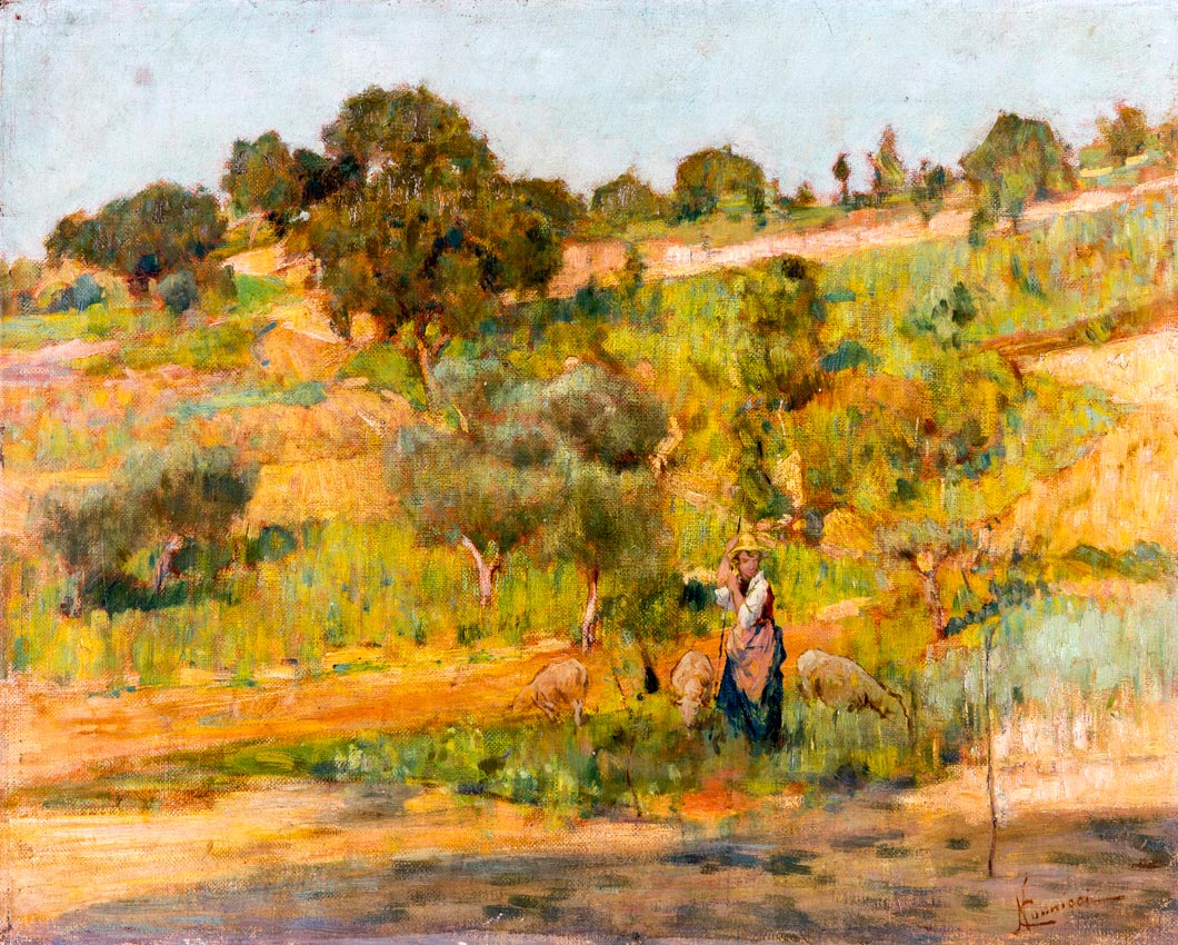 Niccolò Cannicci, Al pascolo (s.d.; olio su tela; La Spezia, CAMeC)
 Niccolò Cannicci, Al pascolo (s.d.; olio su tela; La Spezia, CAMeC)