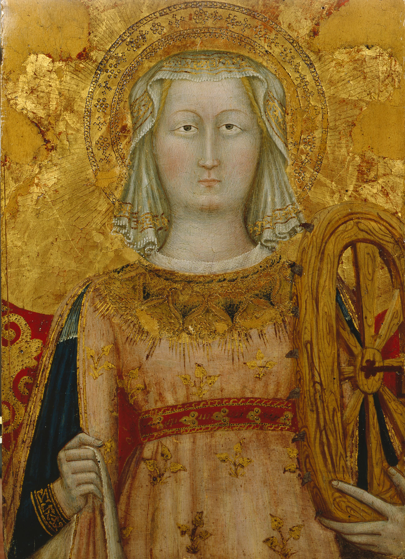 Maestro del polittico Ringhiasci, Santa Caterina d'Alessandria (1440-1445 circa; tempera e oro su tavola, 43,5x 31 cm; La Spezia, Museo Amedeo Lia)
 Maestro del polittico Ringhiasci, Santa Caterina d'Alessandria (1440-1445 circa; tempera e oro su tavola, 43,5x 31 cm; La Spezia, Museo Amedeo Lia)