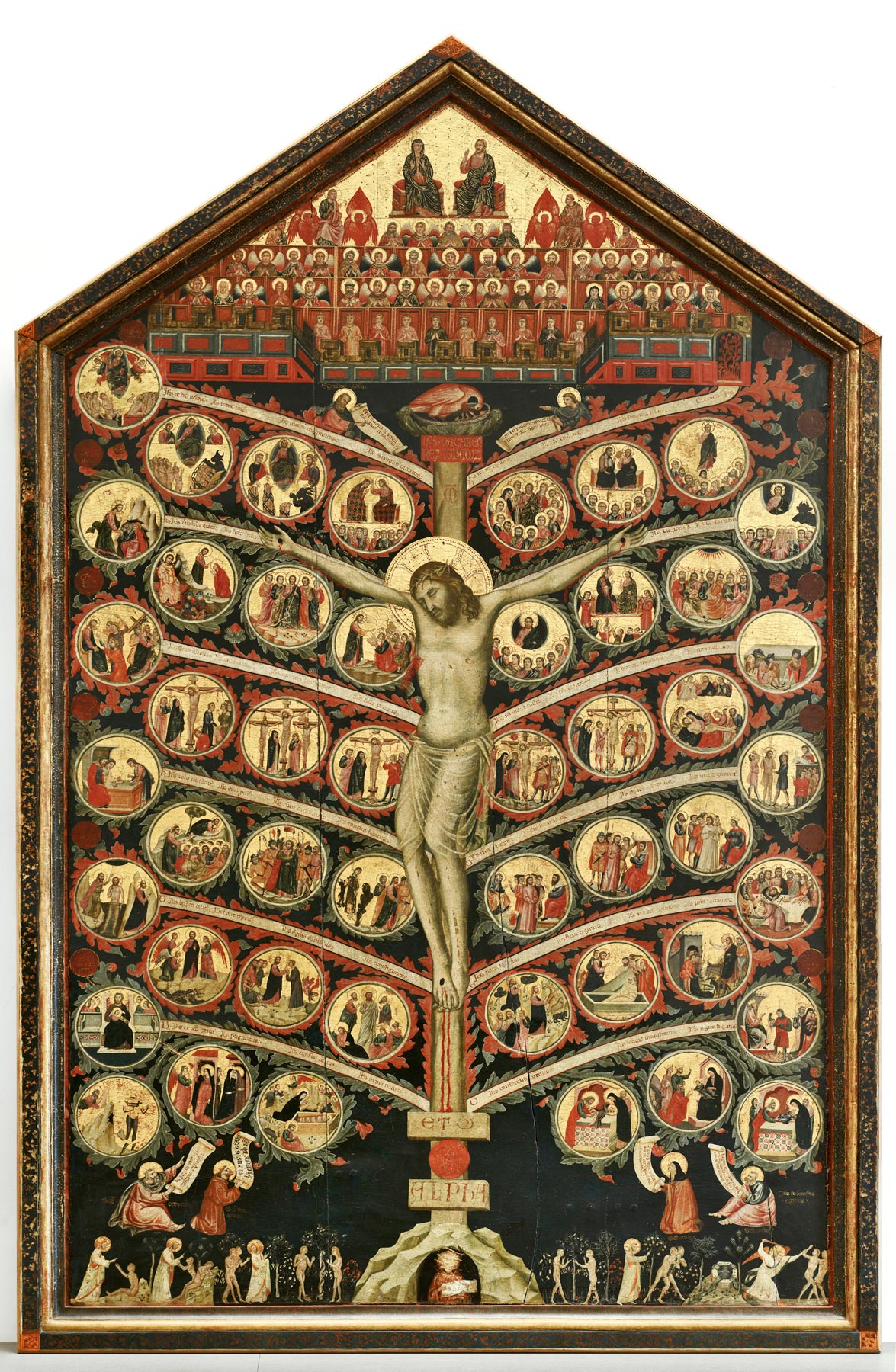 Pacino di Bonaguida, Lignum vitae (tempera su tavola, 248 x 151 cm; Firenze, Galleria dell’Accademia)
 Pacino di Bonaguida, Lignum vitae (tempera su tavola, 248 x 151 cm; Firenze, Galleria dell’Accademia)