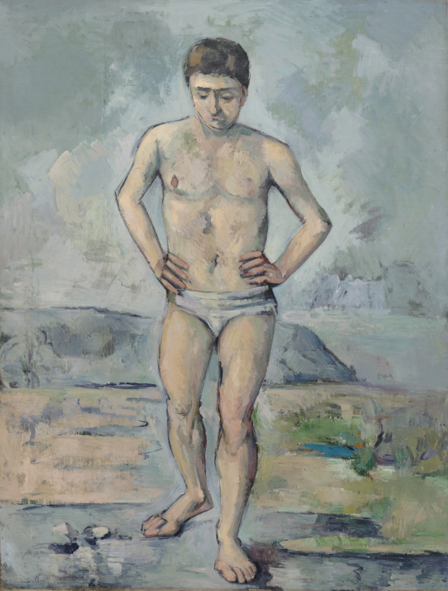 Paul Cézanne, Bagnante (1885; olio su tela, 127 x 96,8 cm; New York, MoMA)
