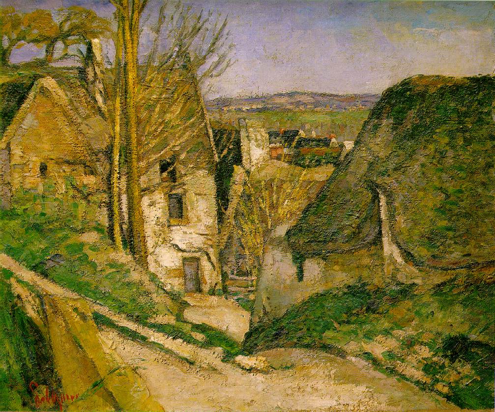 Paul Cézanne, La casa dell’impiccato (1872-73; olio su tela, 55 x 66 cm; Parigi, Musée d'Orsay)
