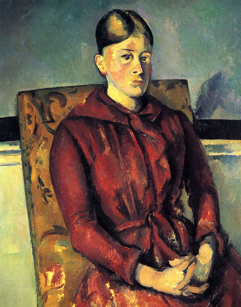 Paul Cézanne, Madame Cézanne nella poltrona gialla (1888-90; olio su tela, 80,9 x 64,9 cm; Chicago, The Art Institute of Chicago)
