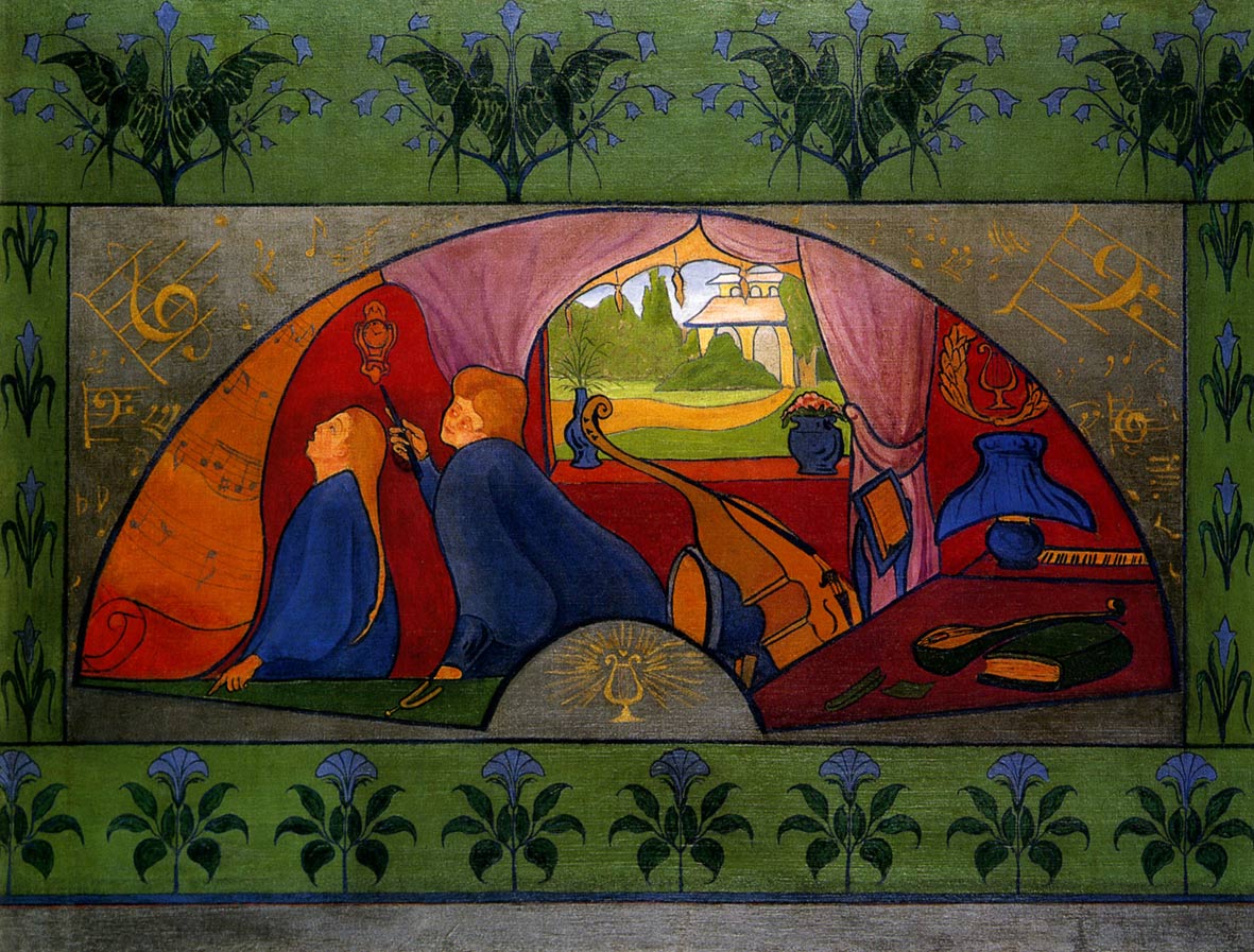 Paul Ranson, L'iniziazione alla musica (1889; Collezione privata)
 Paul Ranson, L'iniziazione alla musica (1889; Collezione privata)