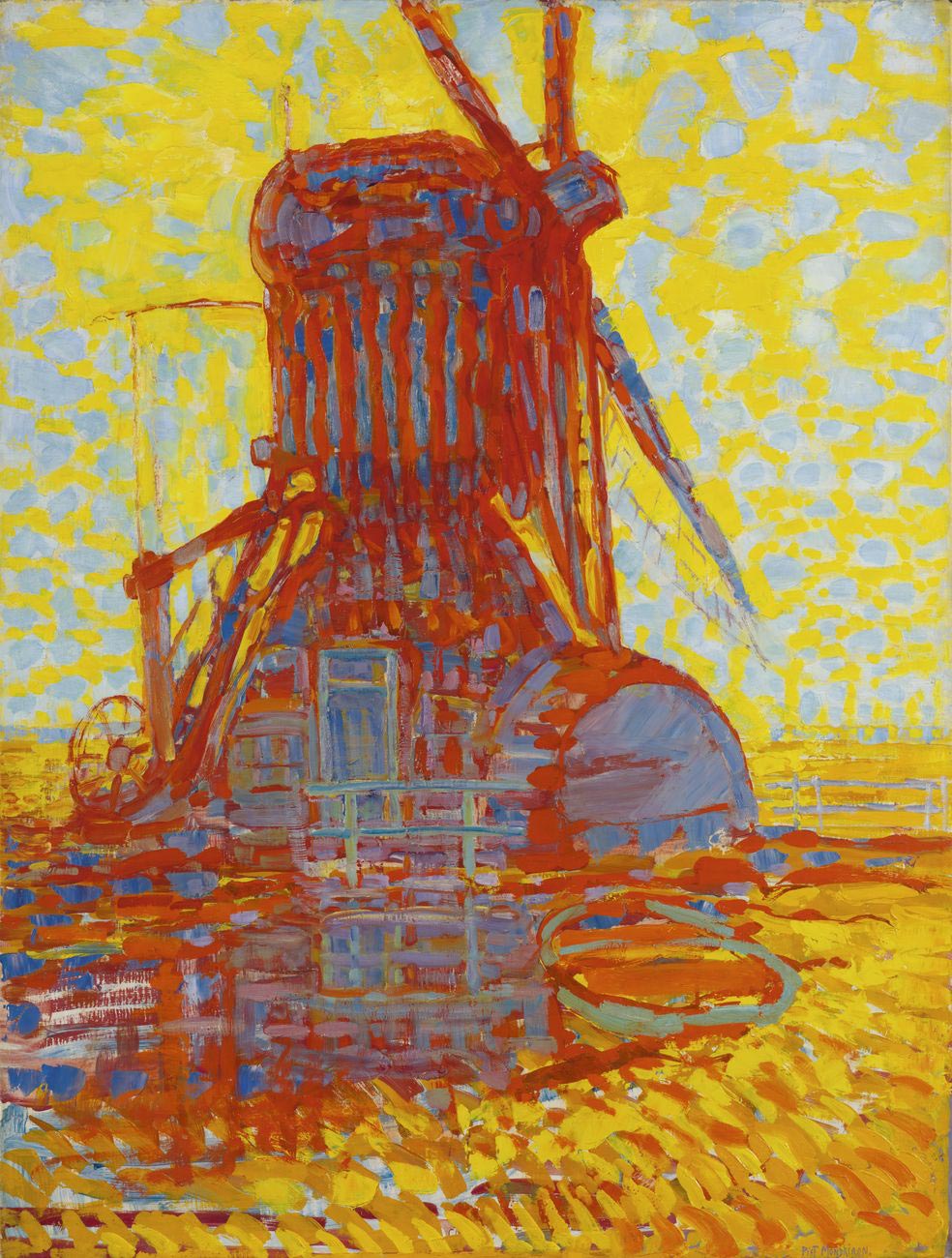 Piet Mondrian, Mulino al sole (1908; olio su tela, 114x87 cm; L’Aia, Gemeentemuseum)
