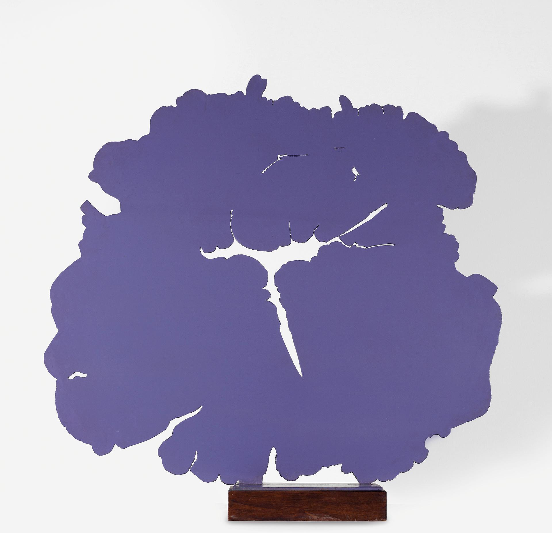 Pietro Consagra, Giardino viola (1966; ferro verniciato, 130,5 x 143,5 x 0,5 cm; Lugano, Museo d'arte della Svizzera italiana, Deposito dell'Associazione ProMuseo). Foto: Alexandre Zveiger.
 Pietro Consagra, Giardino viola (1966; ferro verniciato, 130,5 x 143,5 x 0,5 cm; Lugano, Museo d'arte della Svizzera italiana, Deposito dell'Associazione ProMuseo). Foto: Alexandre Zveiger.