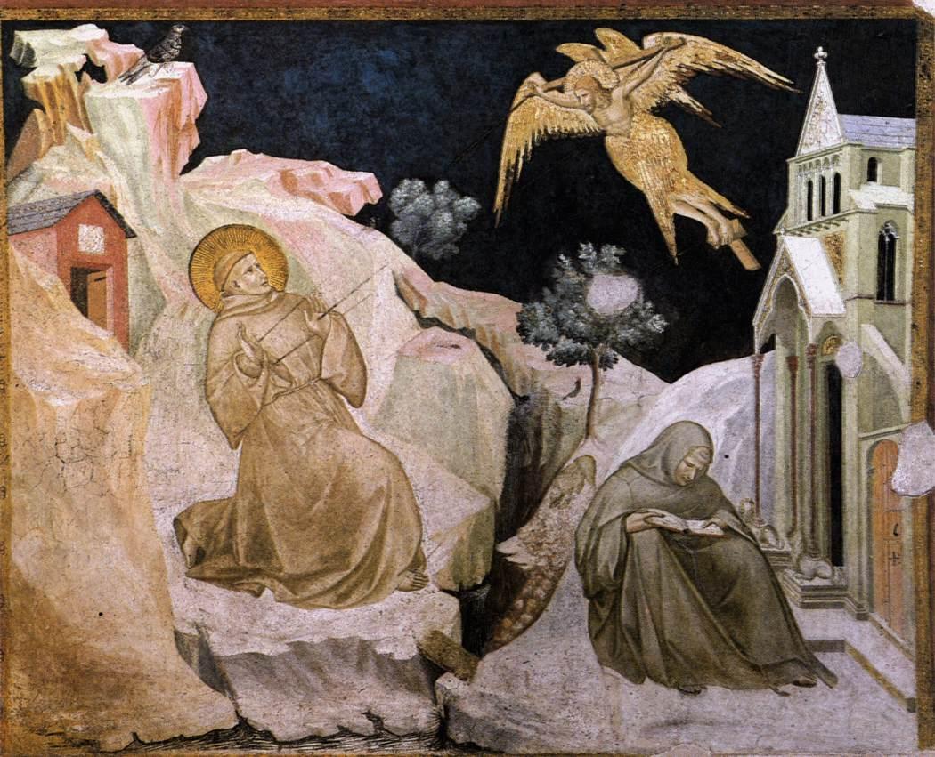 Pietro Lorenzetti, Stigmata of St. Francis (1315-1319; Assisi, Lower Basilica of St. Francis)