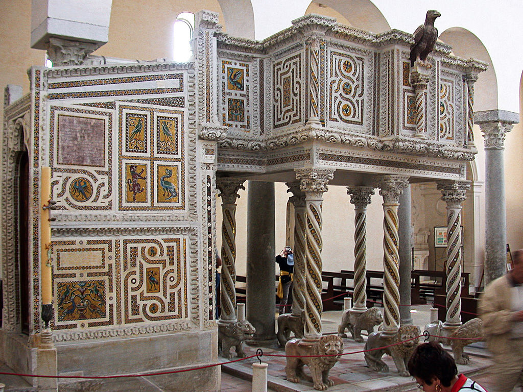 The pulpit of Ravello Cathedral. Ph. Credit Greg Willis