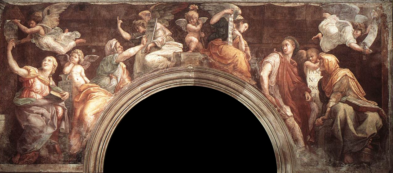Raphael, Sibyls and Angels (1514; fresco; Rome, Santa Maria della Pace)
