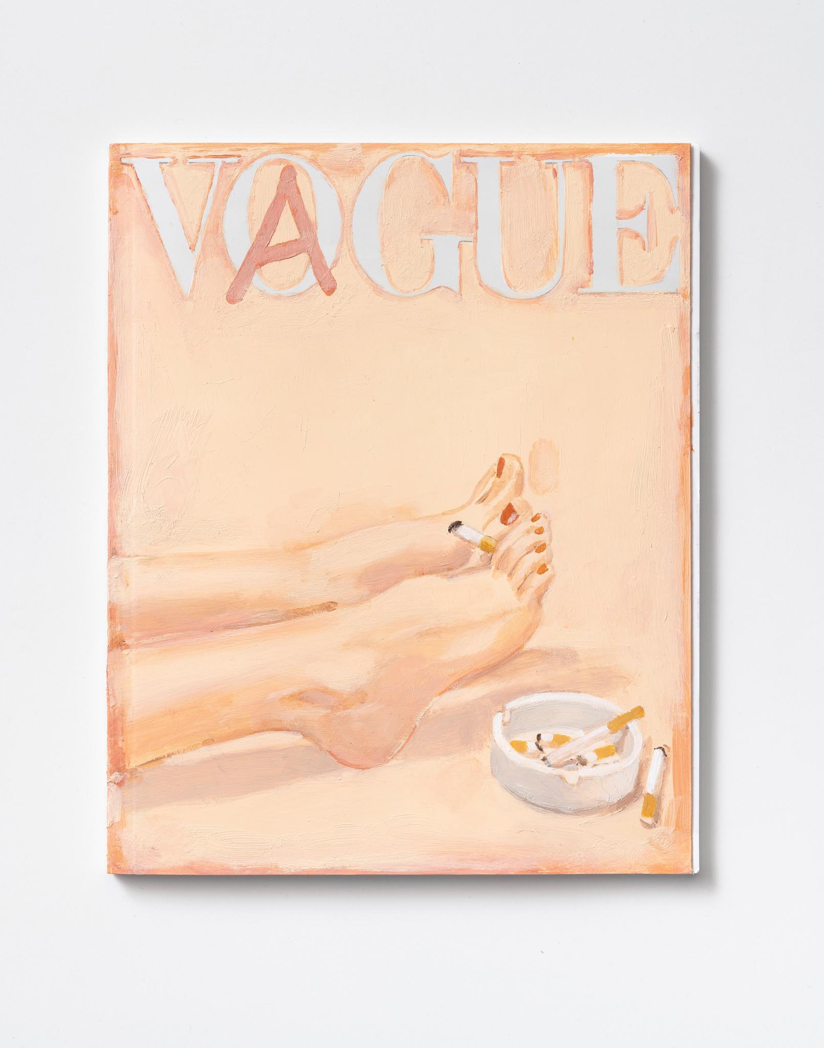 Romina Bassu, Vague (2020; acrilico su copertina). Courtesy l'artista e Studio SALES di Norberto Ruggeri, Roma. Foto di Giorgio Benni
 Romina Bassu, Vague (2020; acrilico su copertina). Courtesy l'artista e Studio SALES di Norberto Ruggeri, Roma. Foto di Giorgio Benni