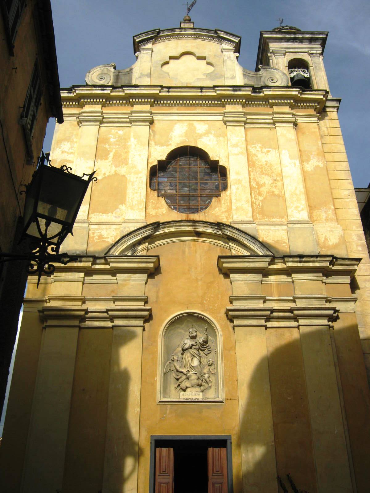 The facade of the church of St. Joseph