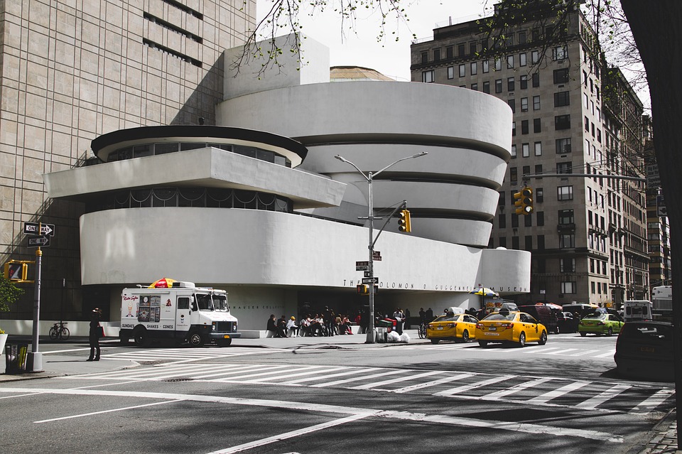 The Solomon R. Guggenheim Museum in New York.