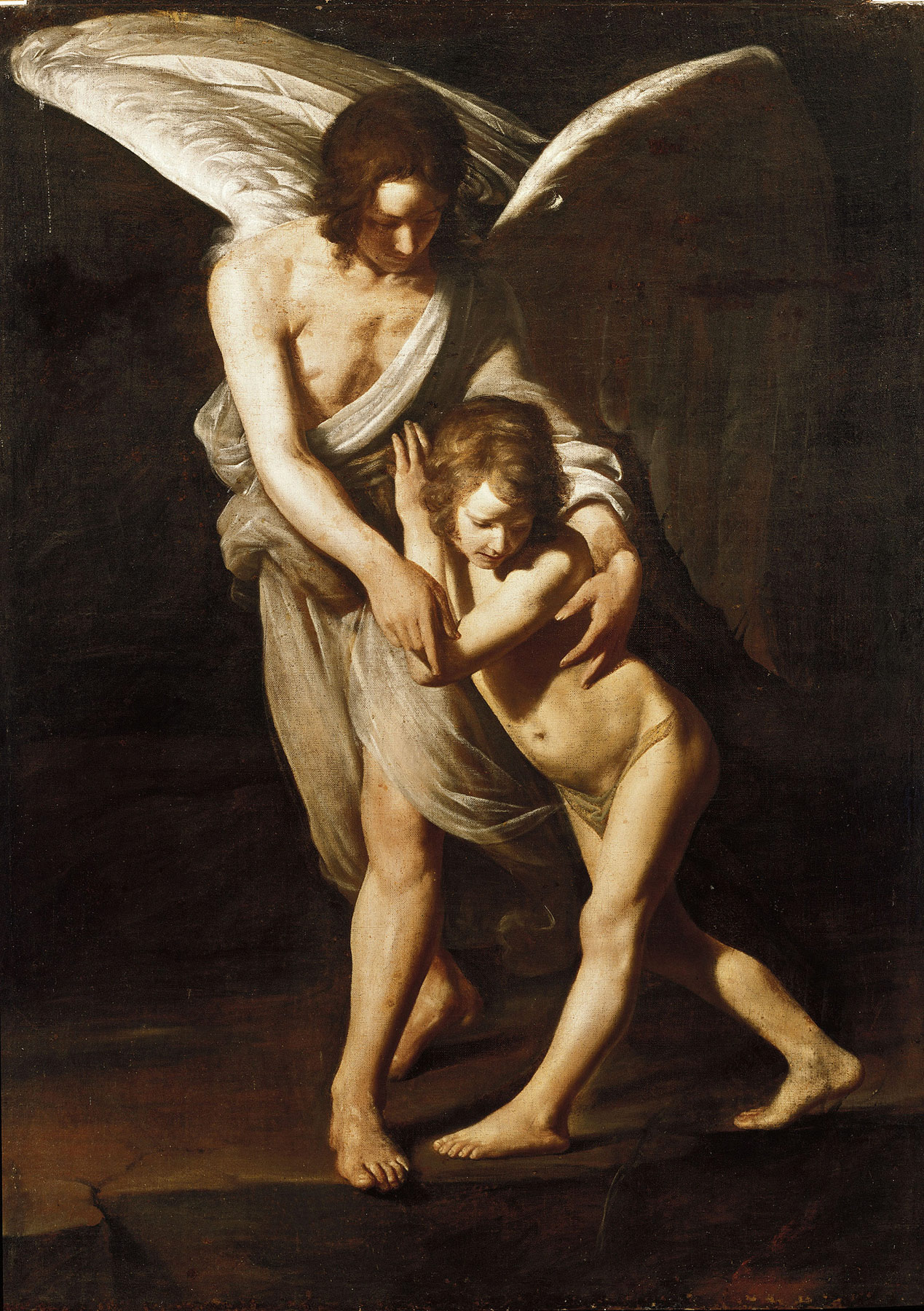 Giovan Antonio Galli detto Spadarino, Angelo custode (Ante 1618; Patrimonio del Fondo Edifici di Culto, amministrato del Ministero dell’Interno-Dipartimento per le Libertà civili e l’Immigrazione- Direzione Centrale degli Affari dei Culti e per l’Amministrazione del Fondo Edifici di Culto)
 Giovan Antonio Galli detto Spadarino, Angelo custode (Ante 1618; Patrimonio del Fondo Edifici di Culto, amministrato del Ministero dell’Interno-Dipartimento per le Libertà civili e l’Immigrazione- Direzione Centrale degli Affari dei Culti e per l’Amministrazione del Fondo Edifici di Culto)