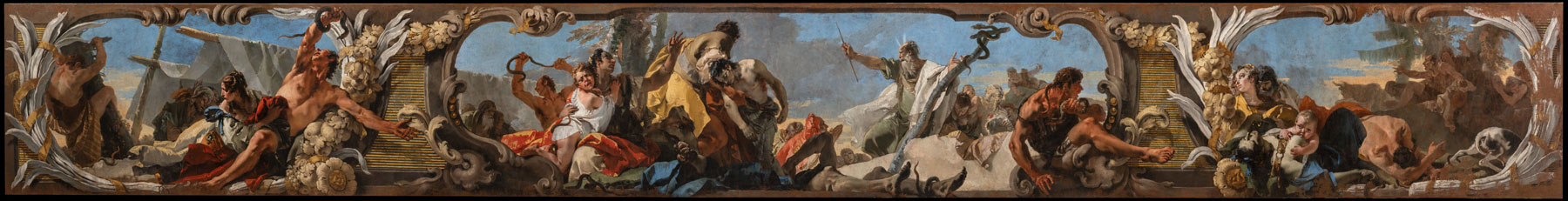Giambattista Tiepolo, Castigo dei serpenti (1732-1734 circa) © G.A.VE Archivio fotografico, foto di Matteo De Fina
