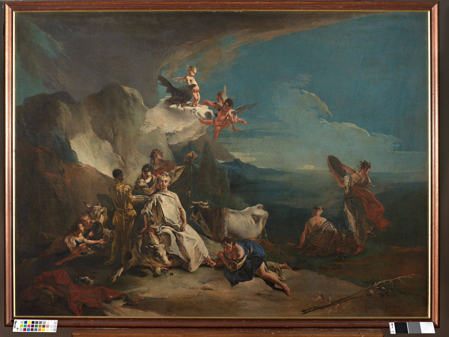 Giambattista Tiepolo, Ratto di Europa (1720-1721 circa) © G.A.VE  Archivio fotografico, foto di Matteo De Fina

