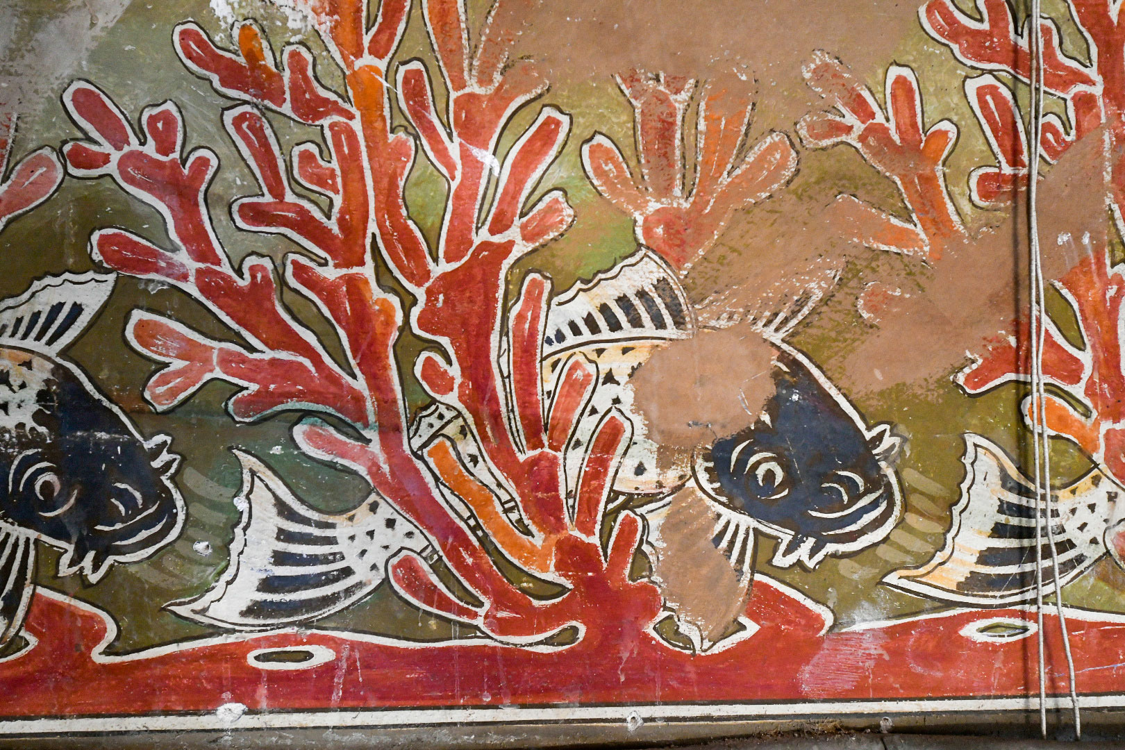 Le decorazioni scoperte
