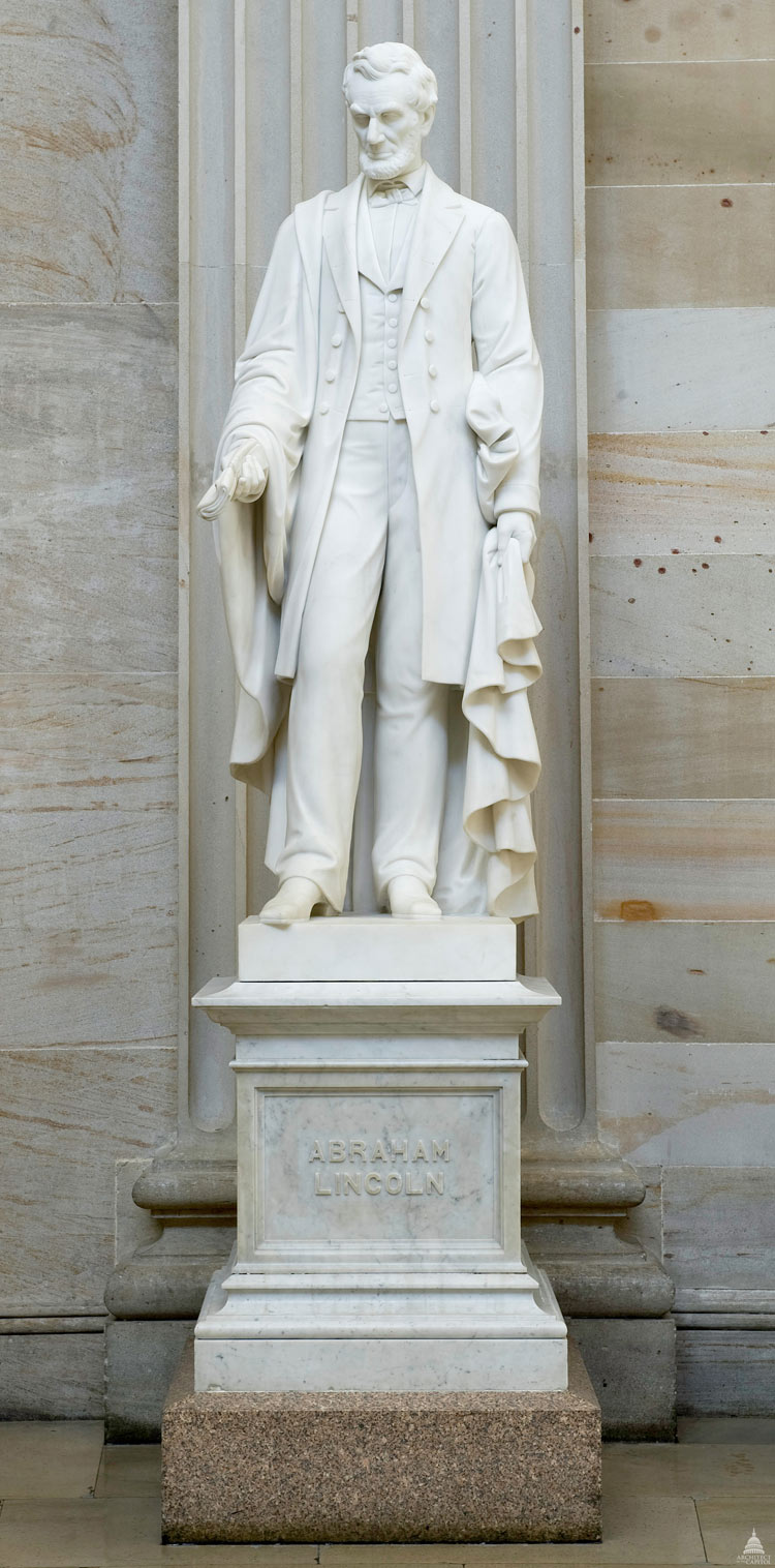 Horatio Stone, Monumento ad Alexander Hamilton (1868; marmo; Washington, Campidoglio)
 Vinnie Ream, Monumento ad Abramo Lincoln (1871; marmo e granito; Washington, Campidoglio)