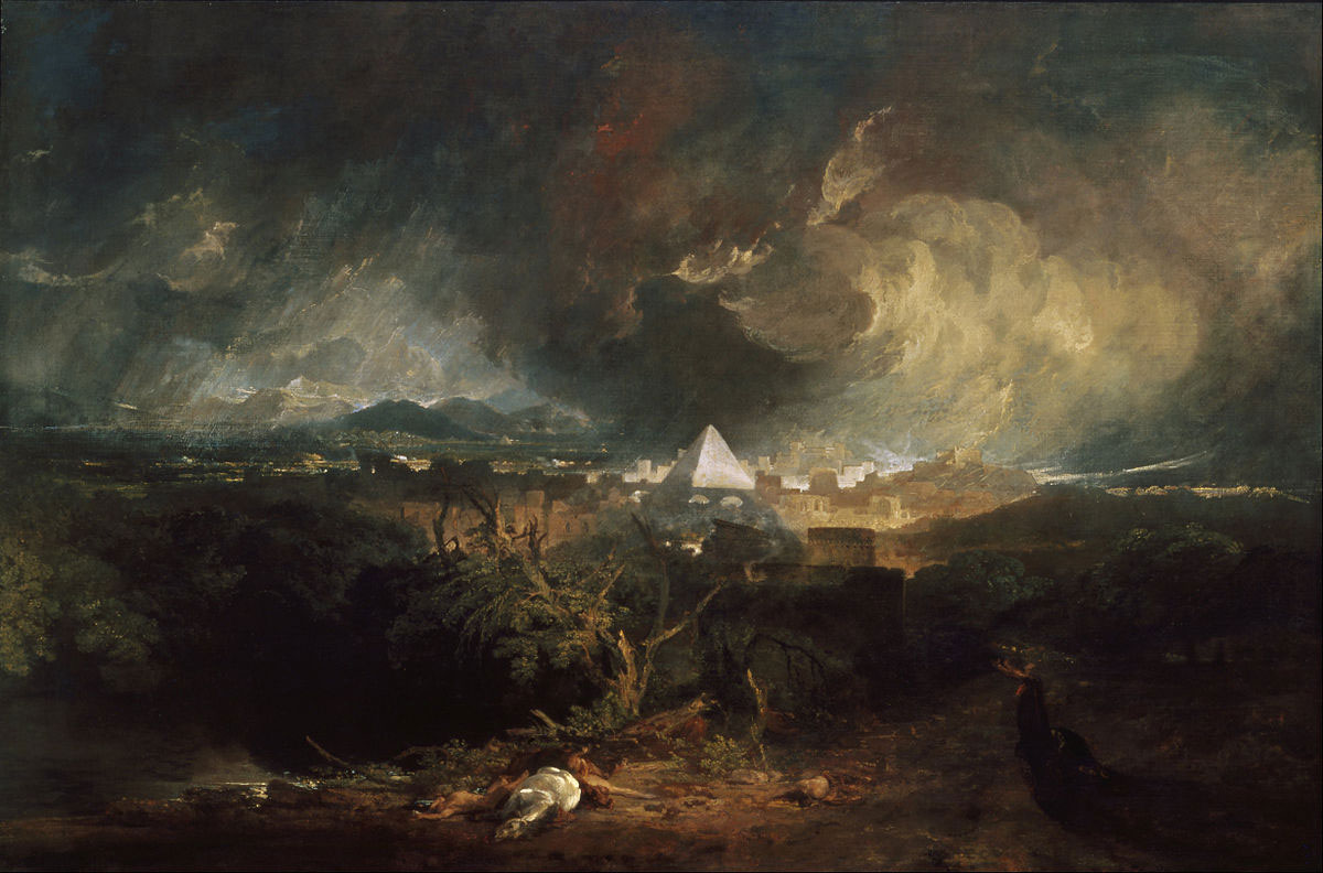 Joseph Mallord William Turner, La quinta piaga d’Egitto (1800; olio su tela, 124 x 183 cm; Museum of Art, Indianapolis)
