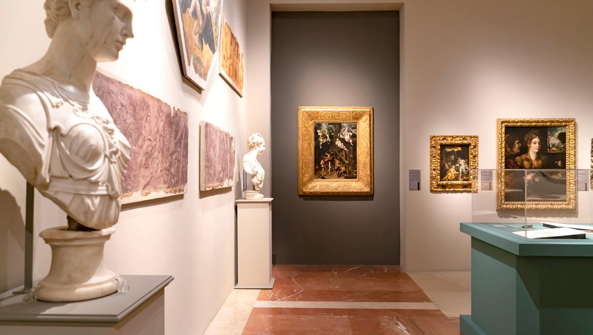 Una sala della Galleria Estense di Modena
